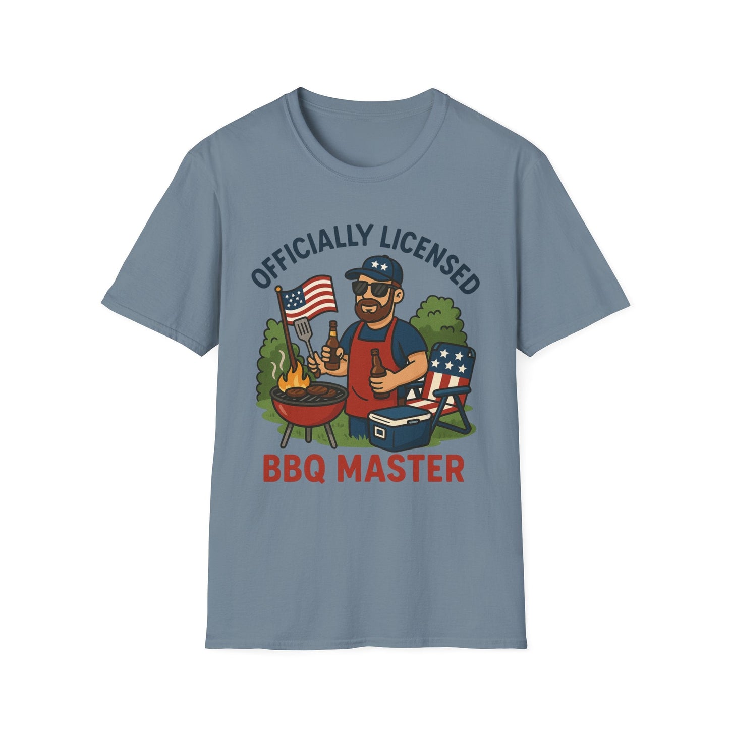 Officially Licensed BBQ Master T-Shirt for Grill Enthusiasts - Shirt Happens Graphics