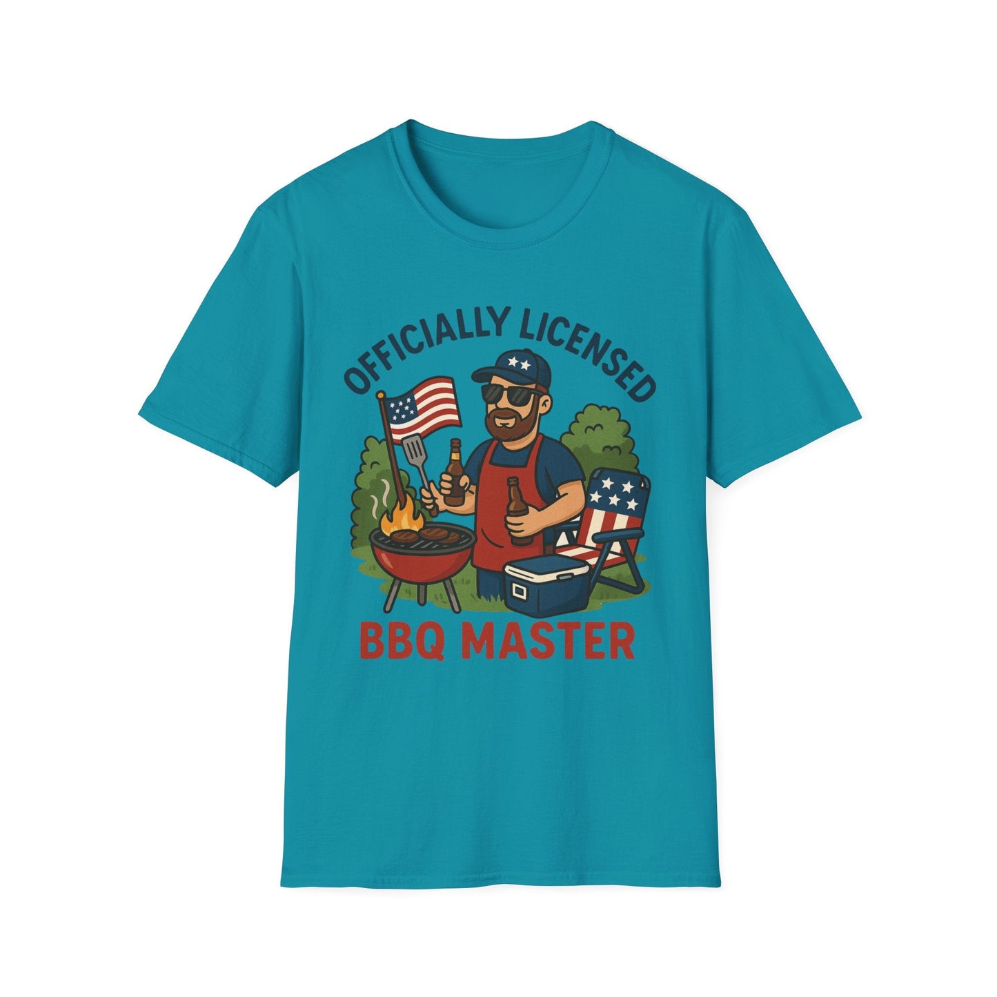 Officially Licensed BBQ Master T-Shirt for Grill Enthusiasts - Shirt Happens Graphics