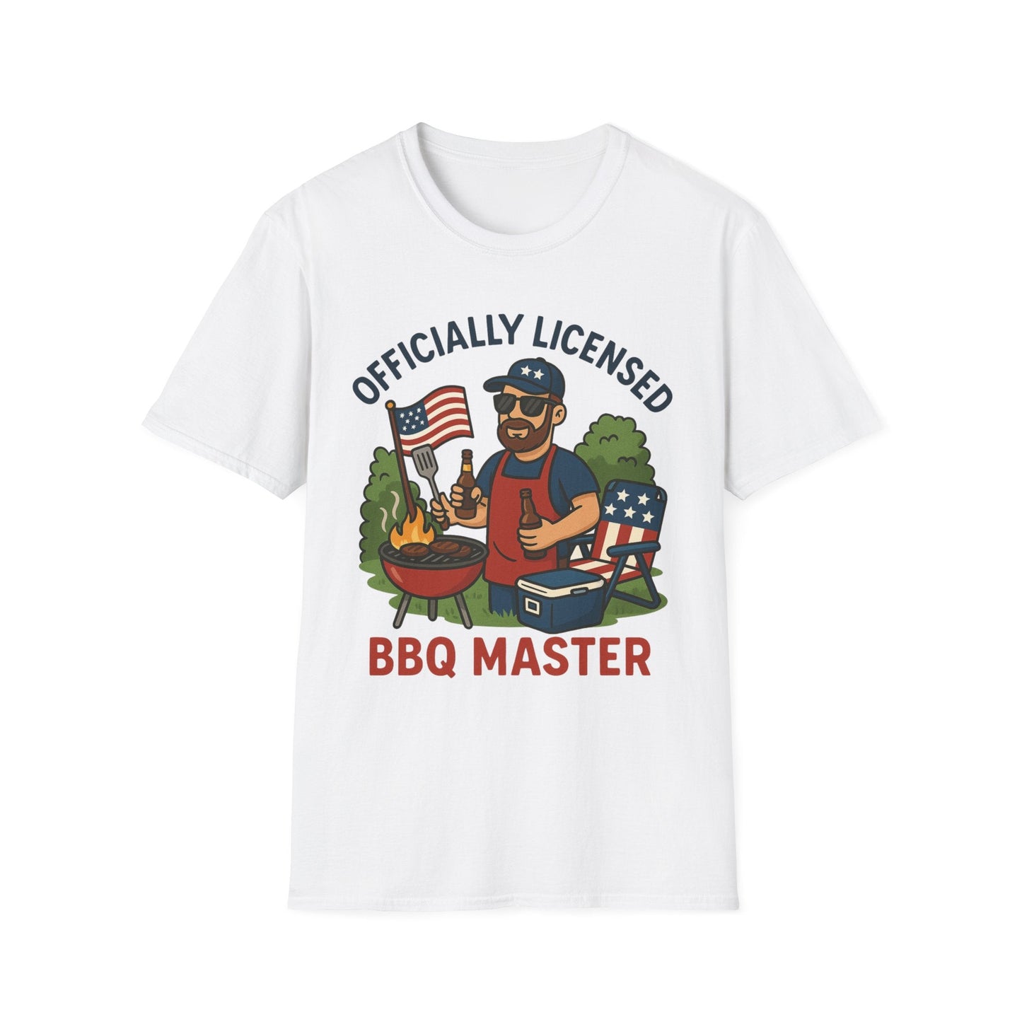 Officially Licensed BBQ Master T-Shirt for Grill Enthusiasts - Shirt Happens Graphics