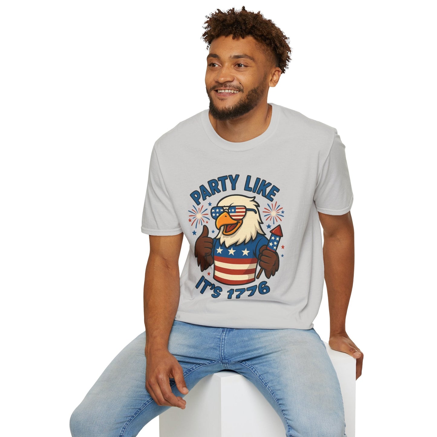 Patriotic 4th of July Party T-Shirt - 'Party Like It's 1776' - Shirt Happens Graphics