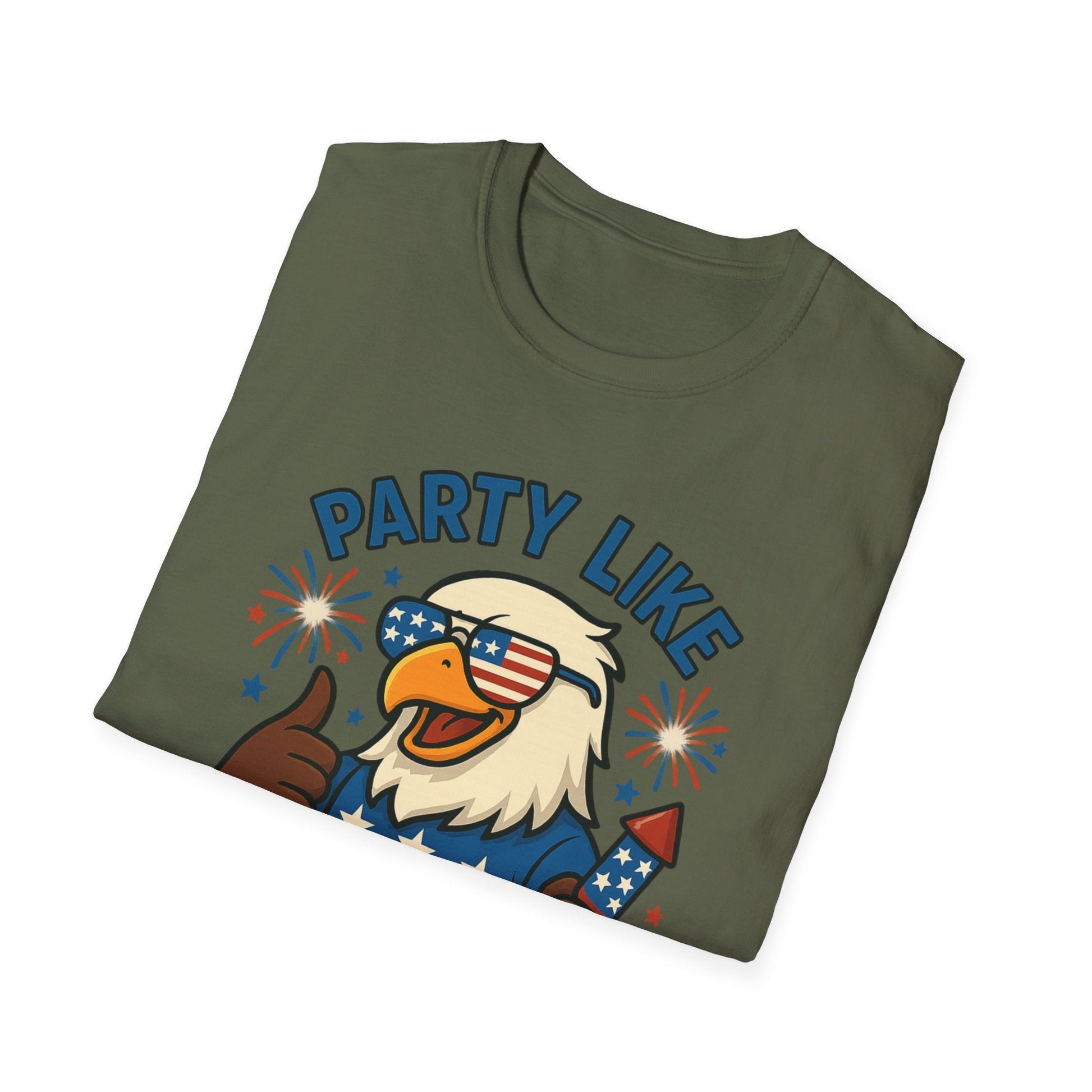 Patriotic 4th of July Party T-Shirt - 'Party Like It's 1776' - Shirt Happens Graphics