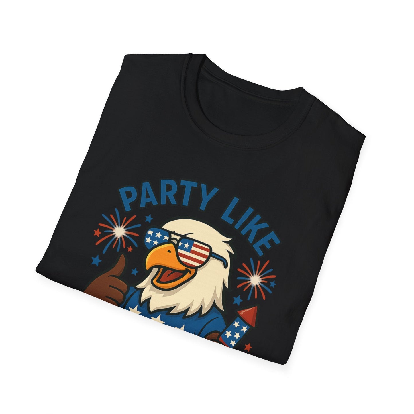 Patriotic 4th of July Party T-Shirt - 'Party Like It's 1776' - Shirt Happens Graphics