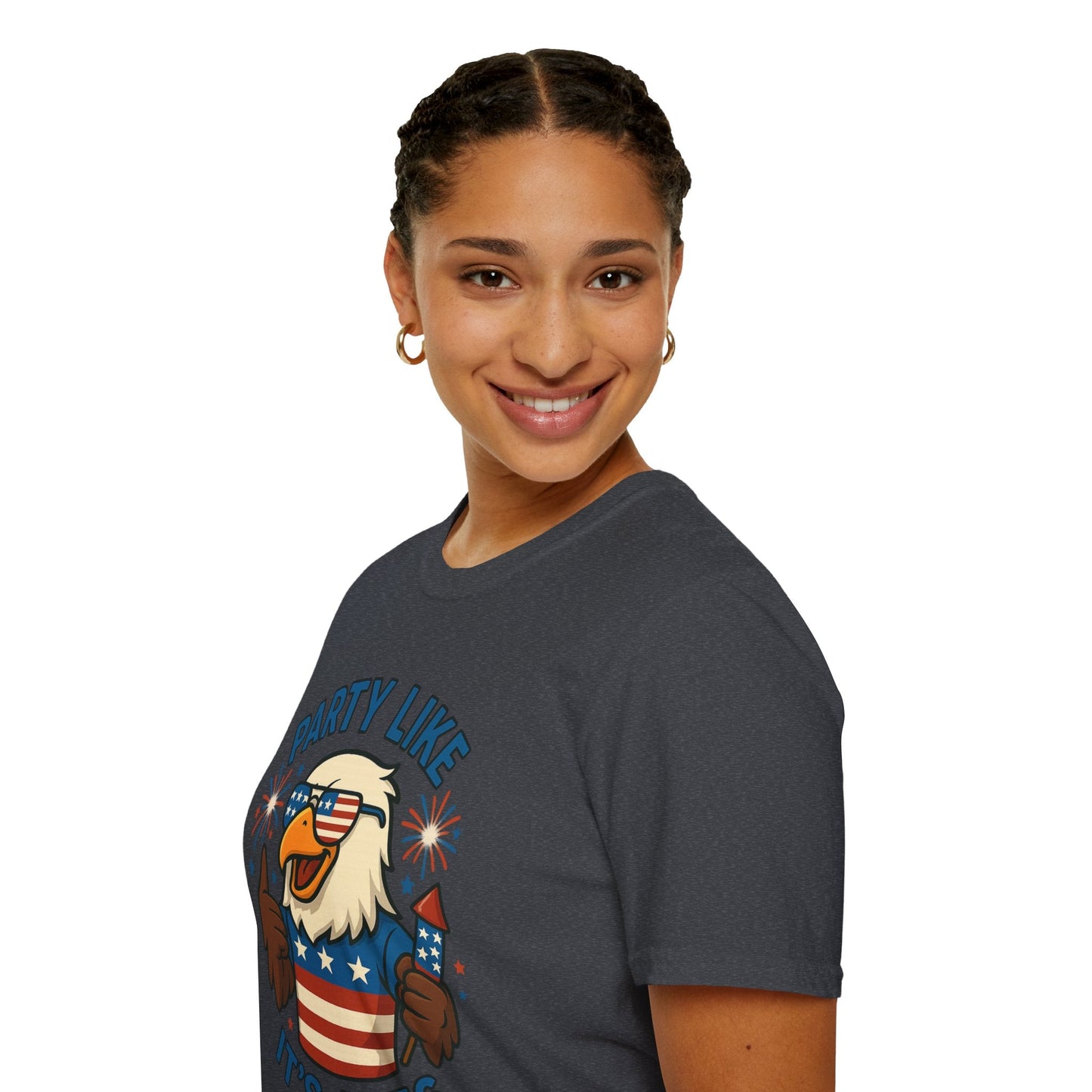 Patriotic 4th of July Party T-Shirt - 'Party Like It's 1776' - Shirt Happens Graphics