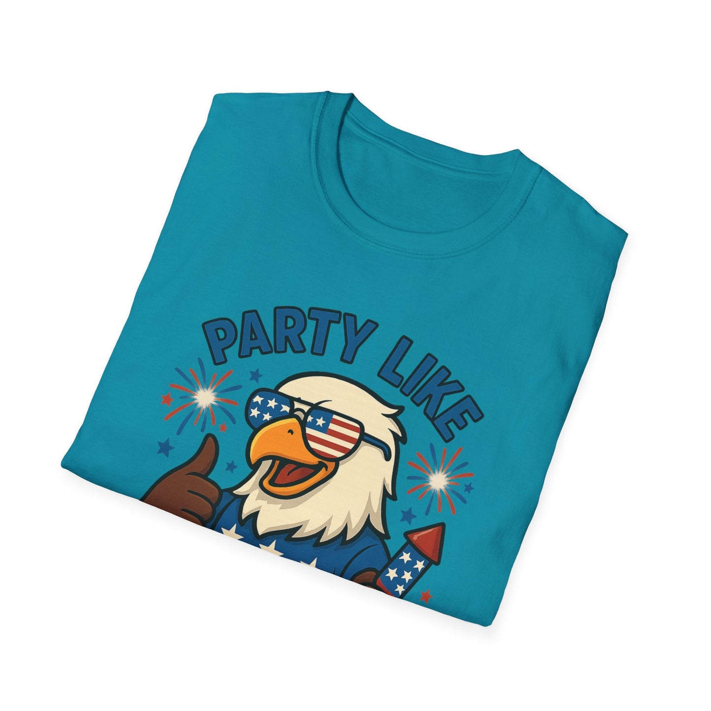 Patriotic 4th of July Party T-Shirt - 'Party Like It's 1776' - Shirt Happens Graphics