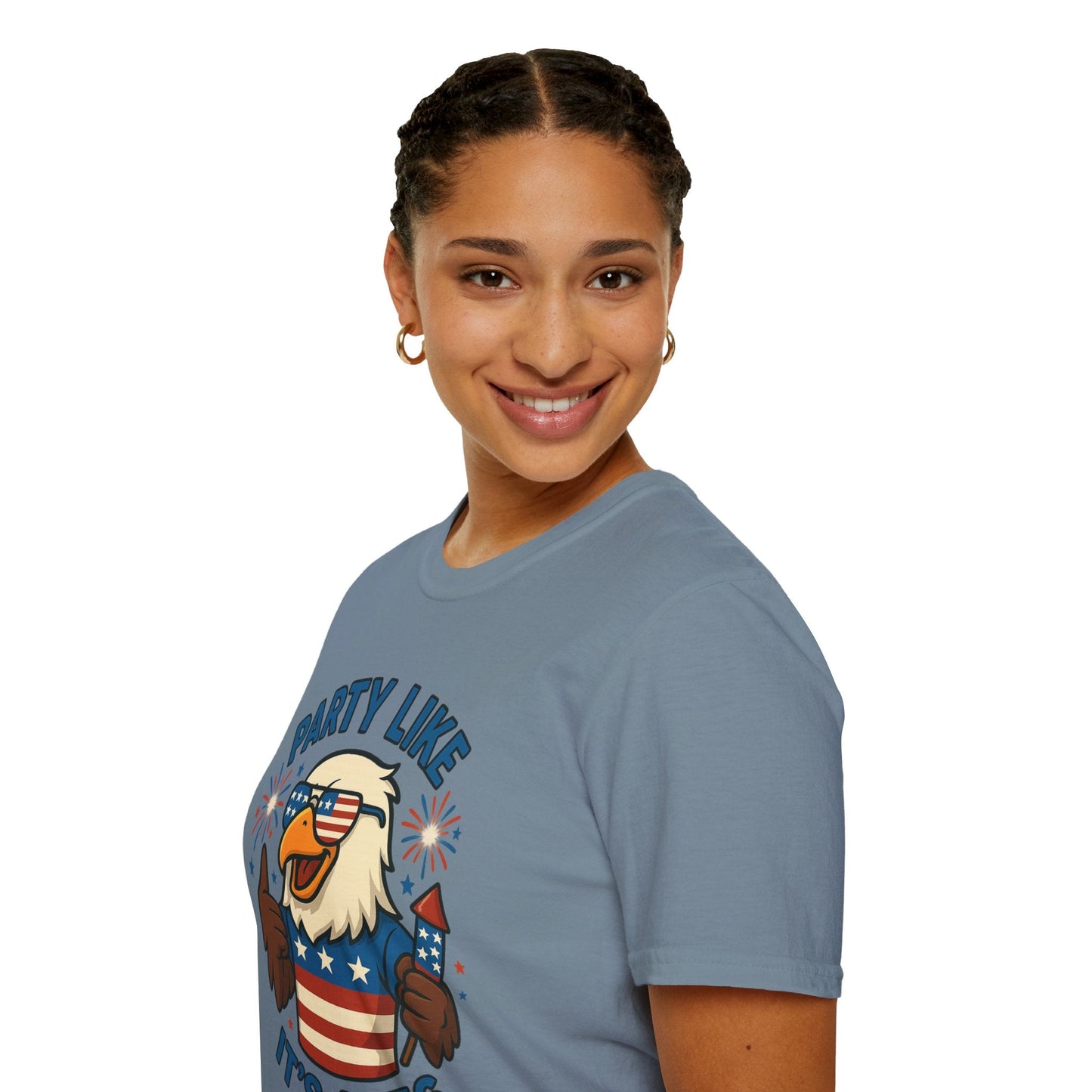 Patriotic 4th of July Party T-Shirt - 'Party Like It's 1776' - Shirt Happens Graphics