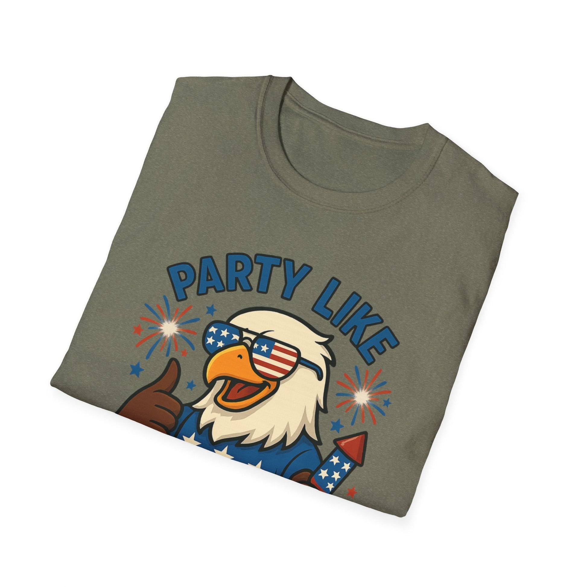 Patriotic 4th of July Party T-Shirt - 'Party Like It's 1776' - Shirt Happens Graphics