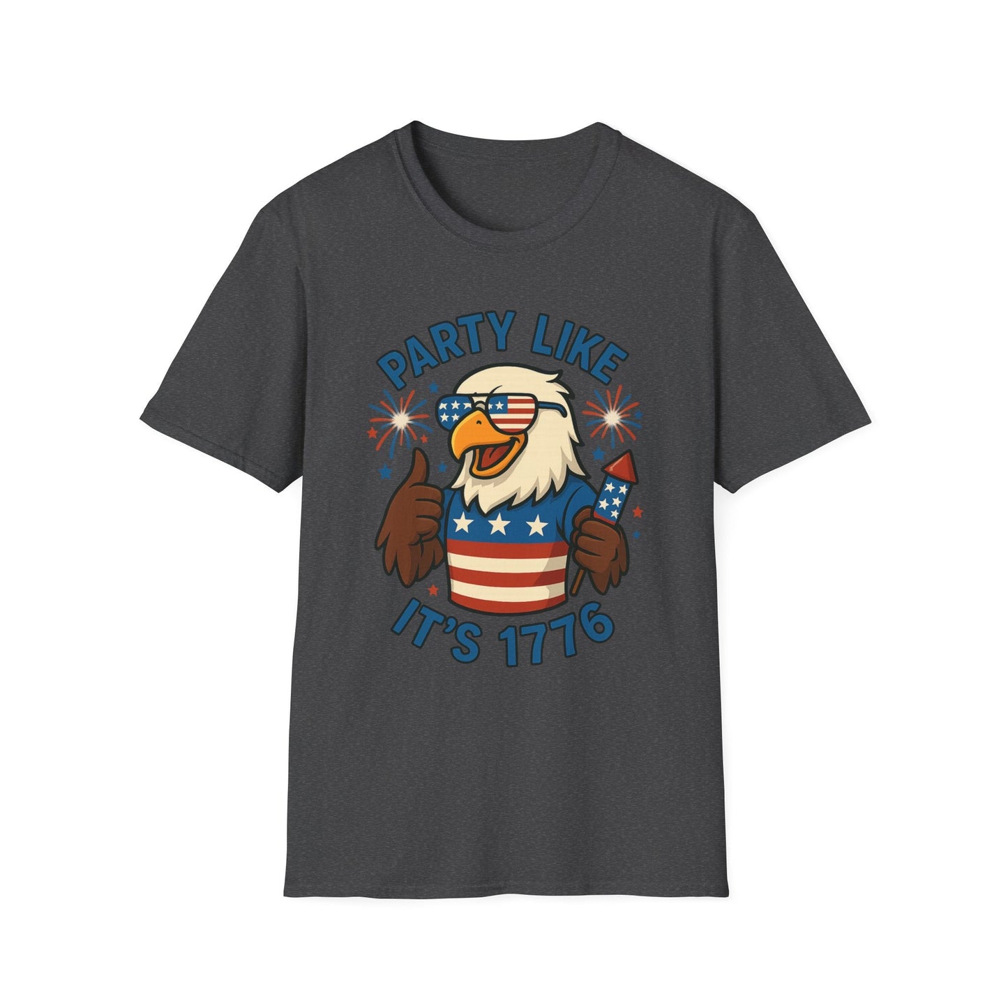 Patriotic 4th of July Party T-Shirt - 'Party Like It's 1776' - Shirt Happens Graphics