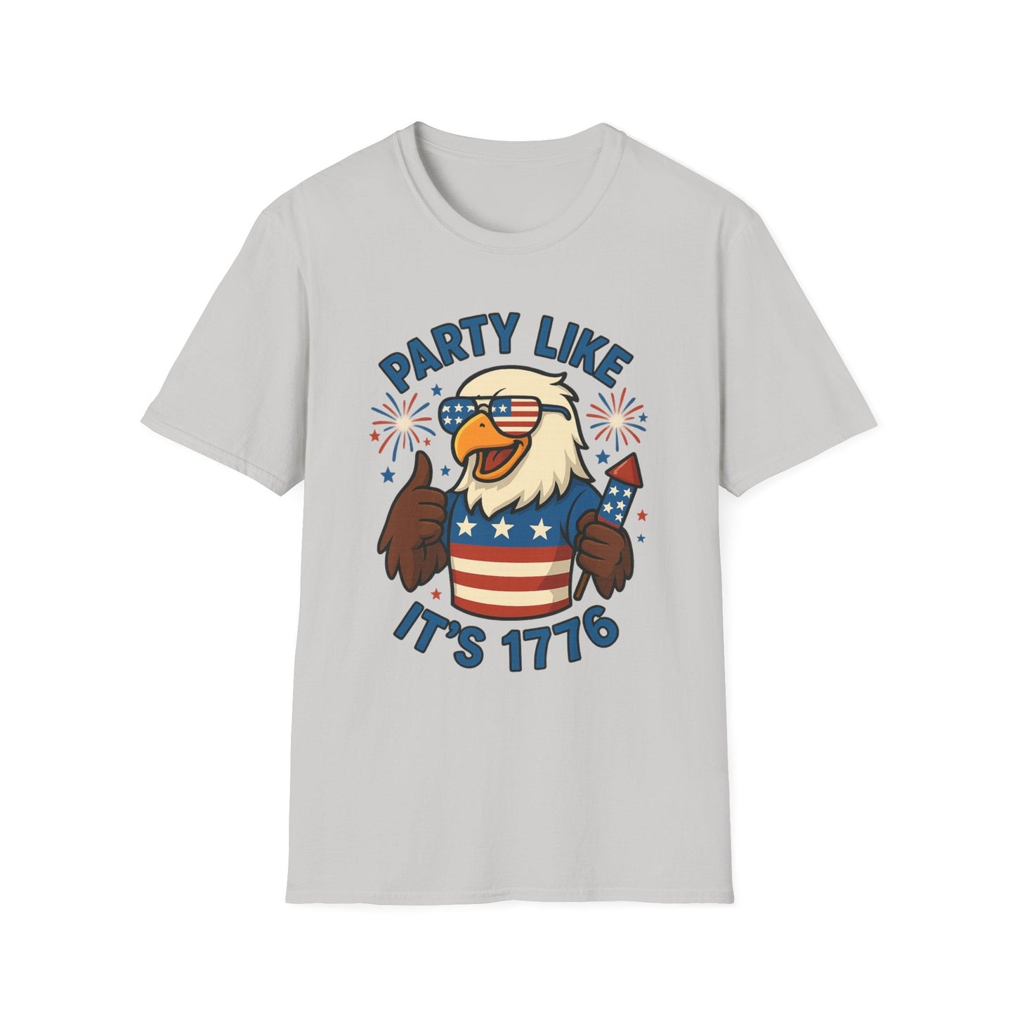 Patriotic 4th of July Party T-Shirt - 'Party Like It's 1776' - Shirt Happens Graphics