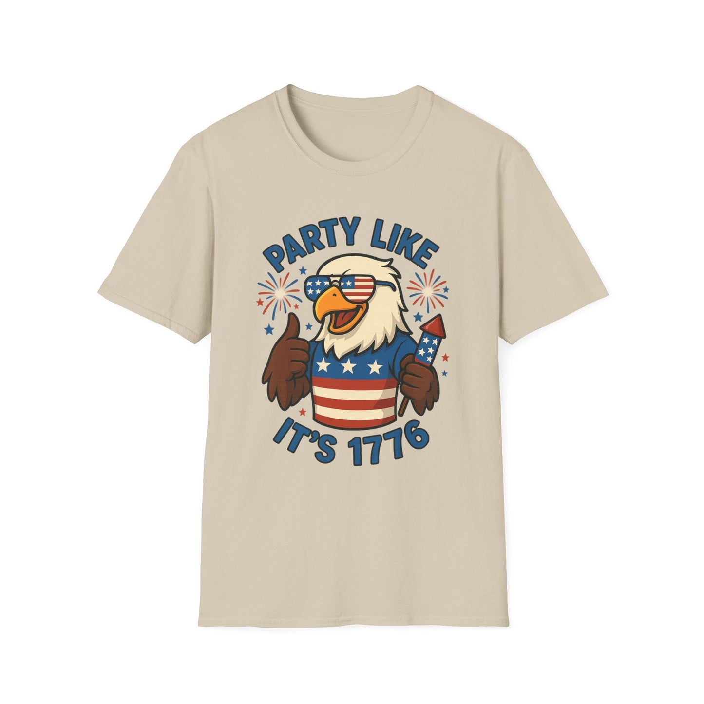 Patriotic 4th of July Party T-Shirt - 'Party Like It's 1776' - Shirt Happens Graphics