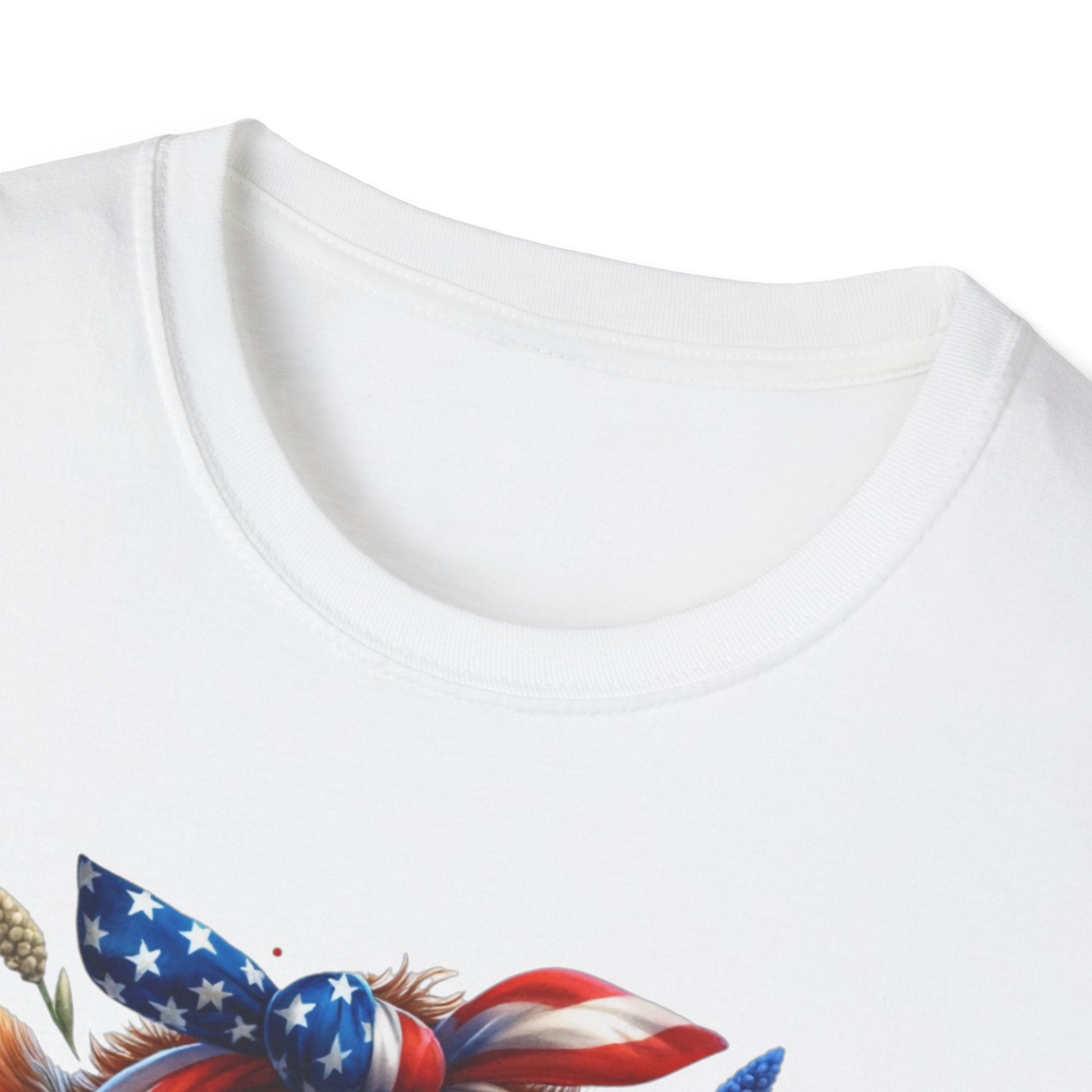 Patriotic Cow T-Shirt - Tee for Summer Celebrations - Shirt Happens Graphics