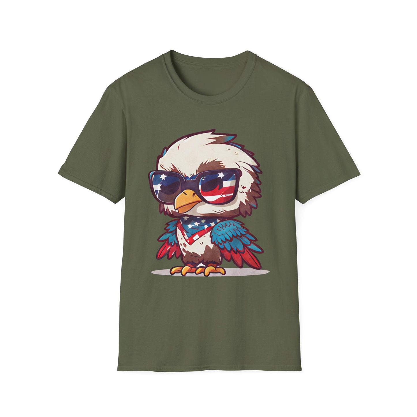 Patriotic Eagle Graphic T-Shirt - Shirt Happens Graphics