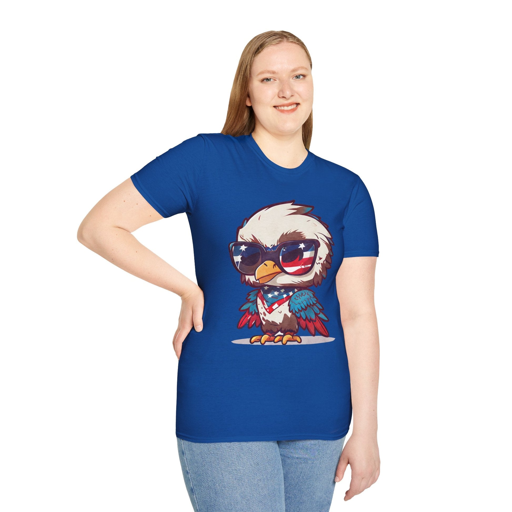 Patriotic Eagle Graphic T-Shirt - Shirt Happens Graphics