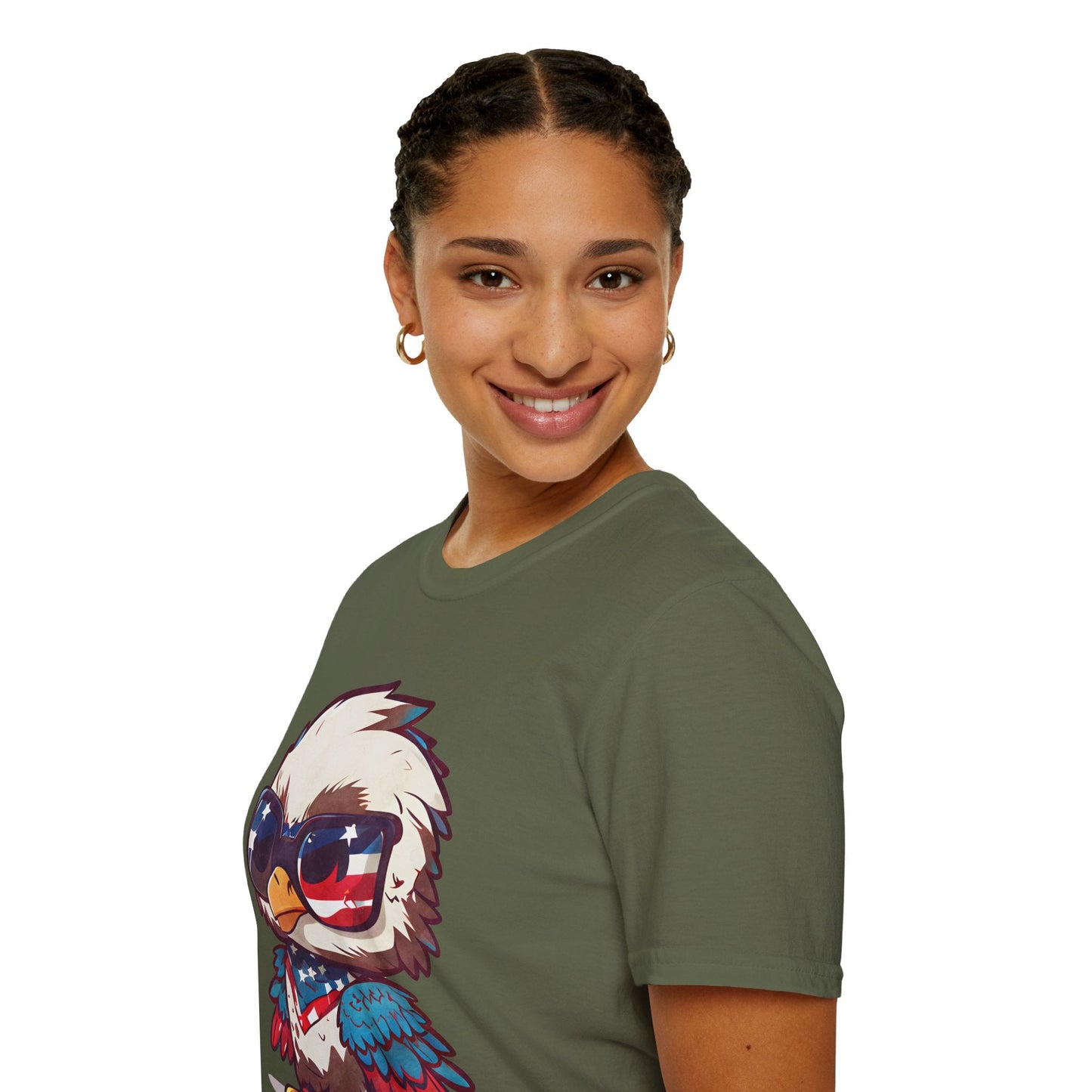 Patriotic Eagle Graphic T-Shirt - Shirt Happens Graphics