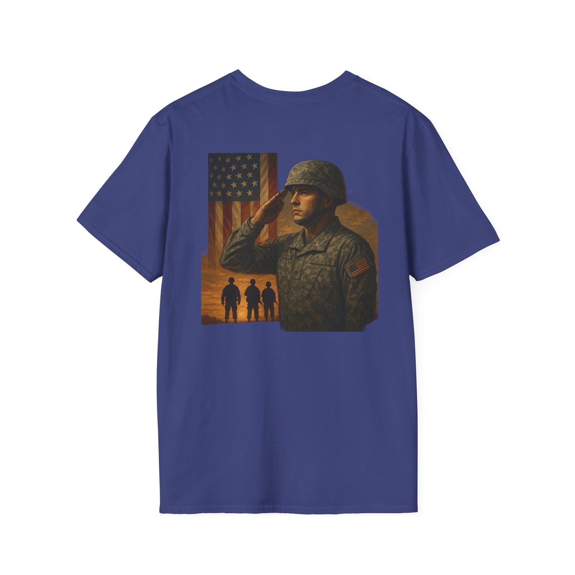Patriotic Military Tribute - Tee - Shirt Happens Graphics