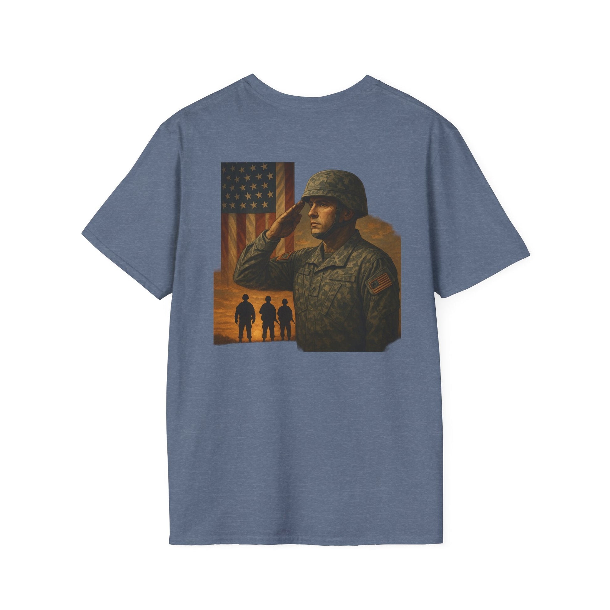 Patriotic Military Tribute - Tee - Shirt Happens Graphics