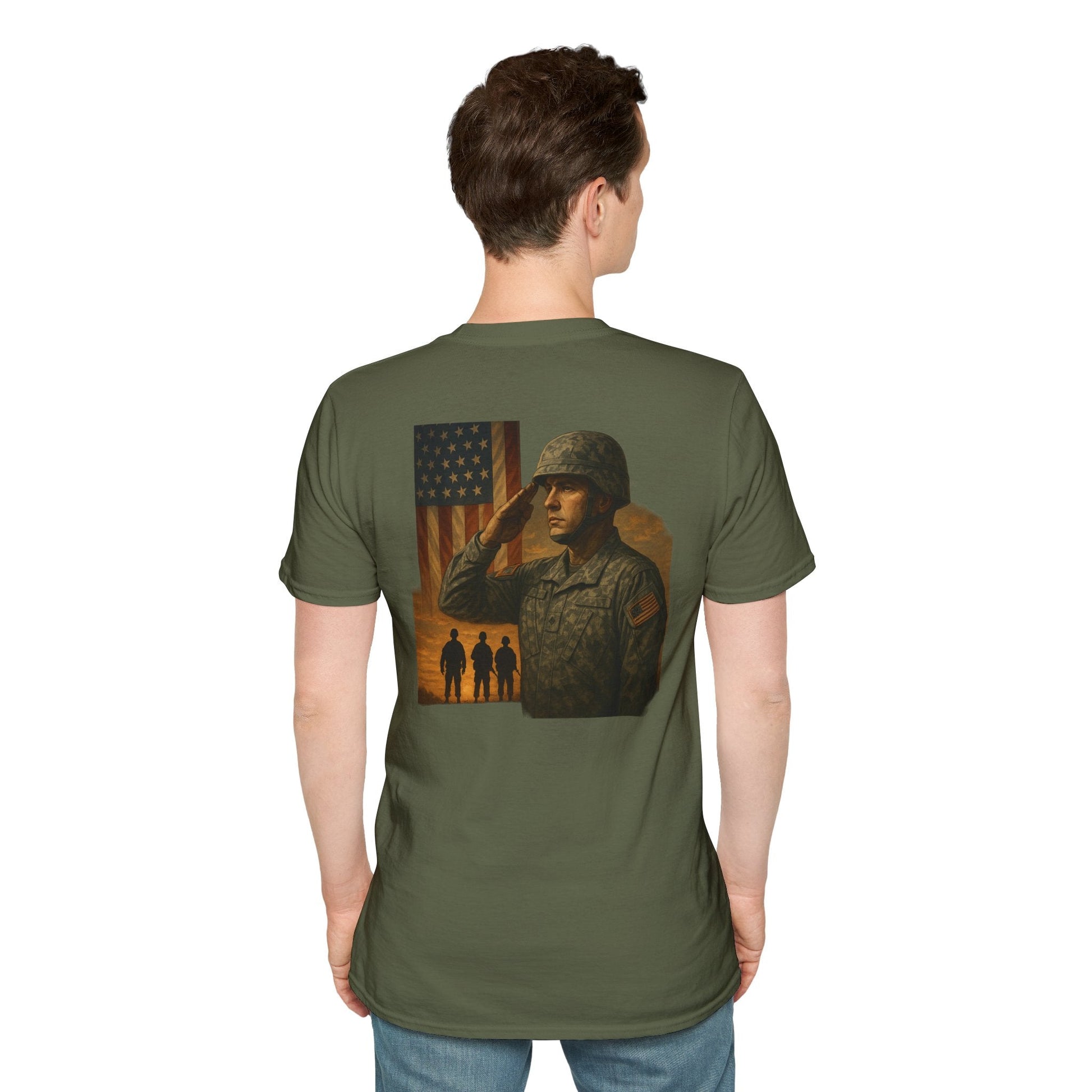 Patriotic Military Tribute - Tee - Shirt Happens Graphics