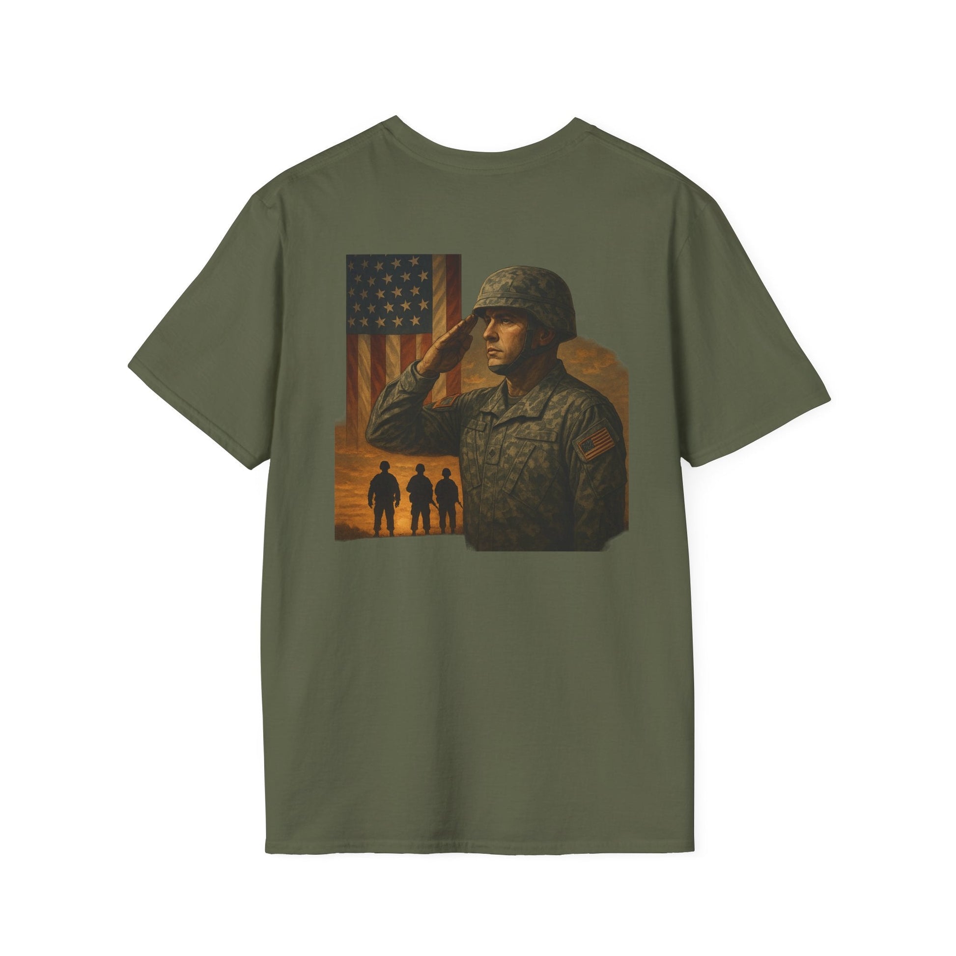 Patriotic Military Tribute - Tee - Shirt Happens Graphics