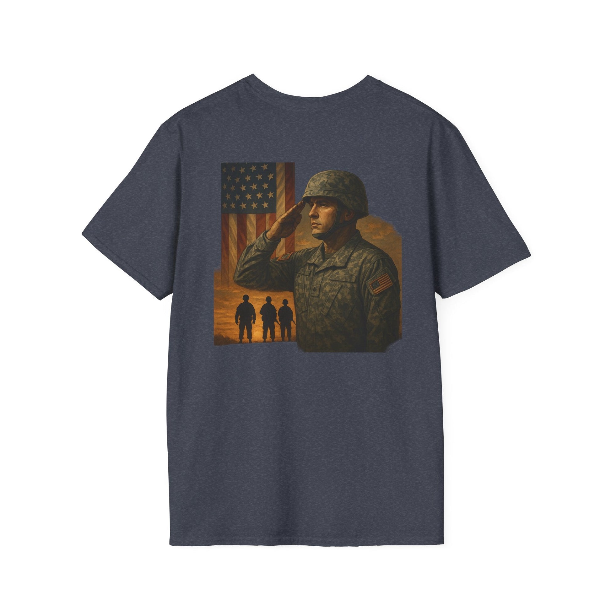 Patriotic Military Tribute - Tee - Shirt Happens Graphics