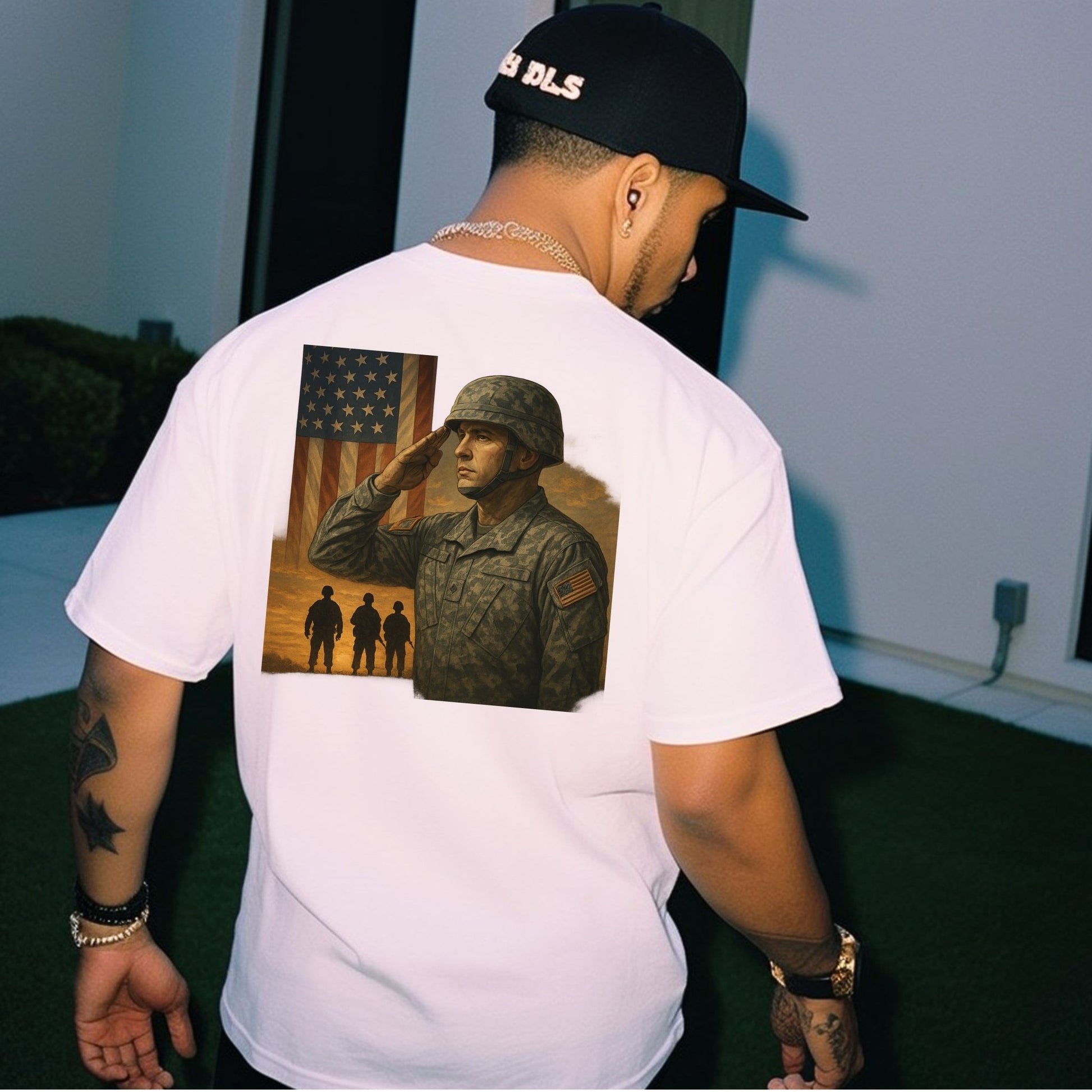 Patriotic Military Tribute - Tee - Shirt Happens Graphics