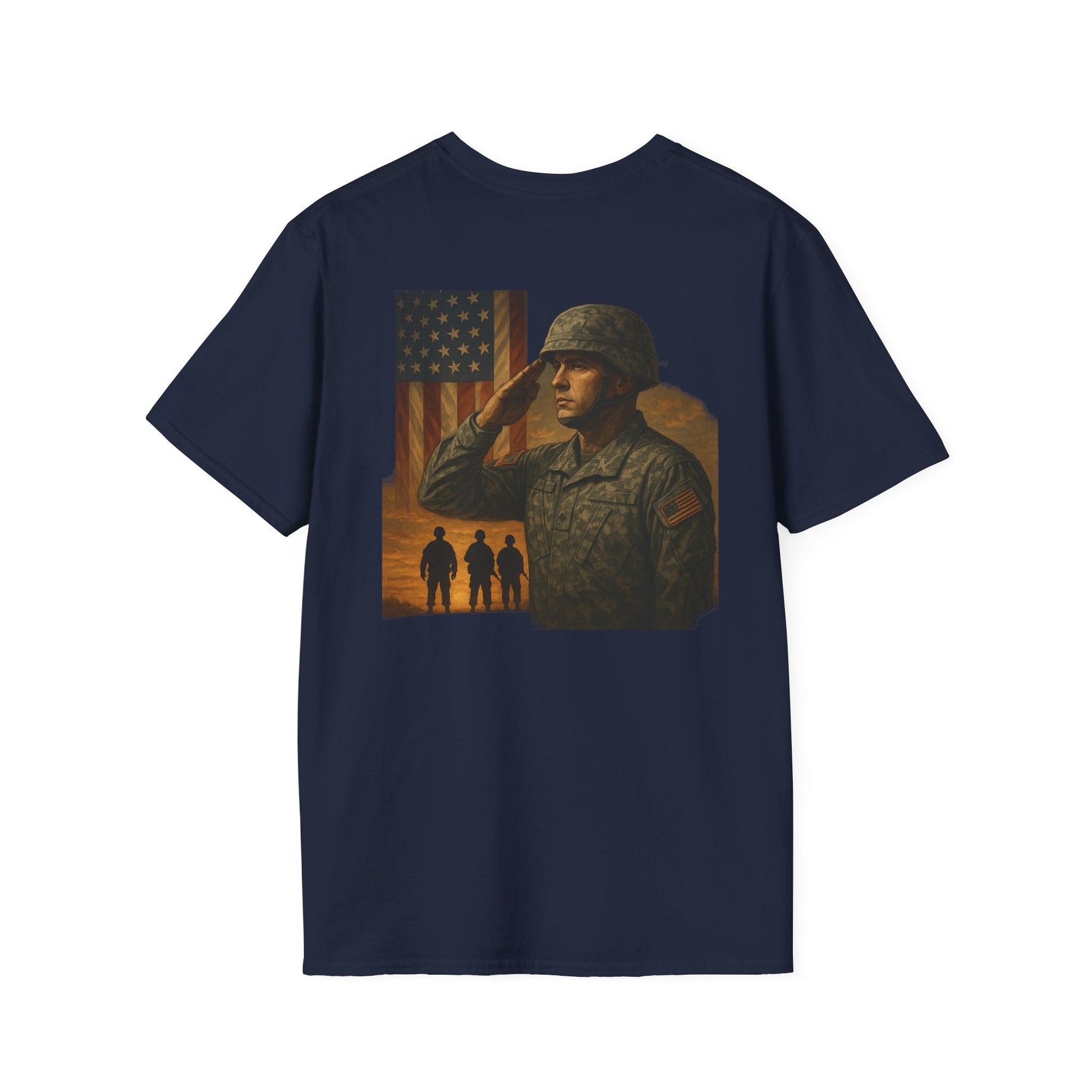 Patriotic Military Tribute - Tee - Shirt Happens Graphics