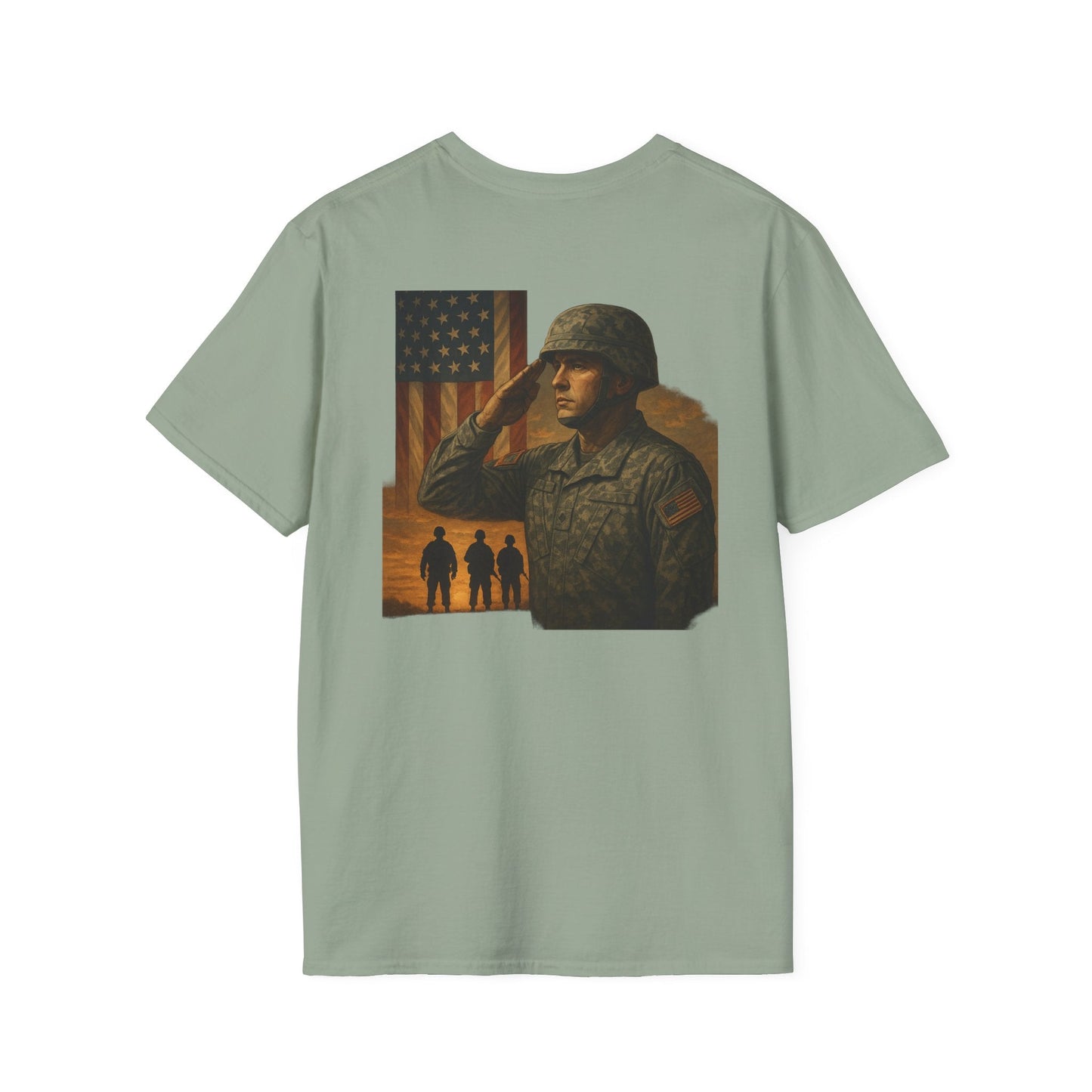 Patriotic Military Tribute - Tee - Shirt Happens Graphics