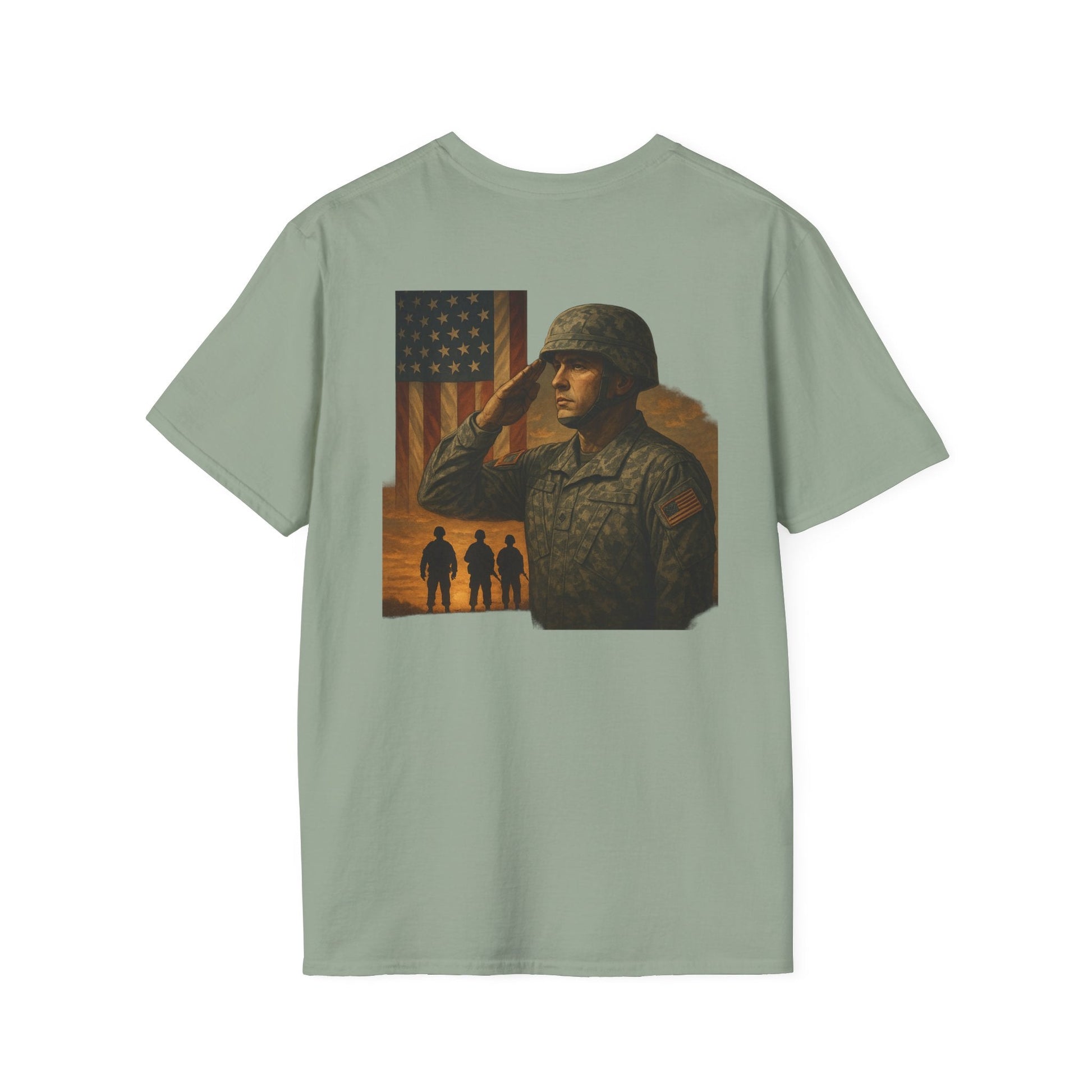 Patriotic Military Tribute - Tee - Shirt Happens Graphics