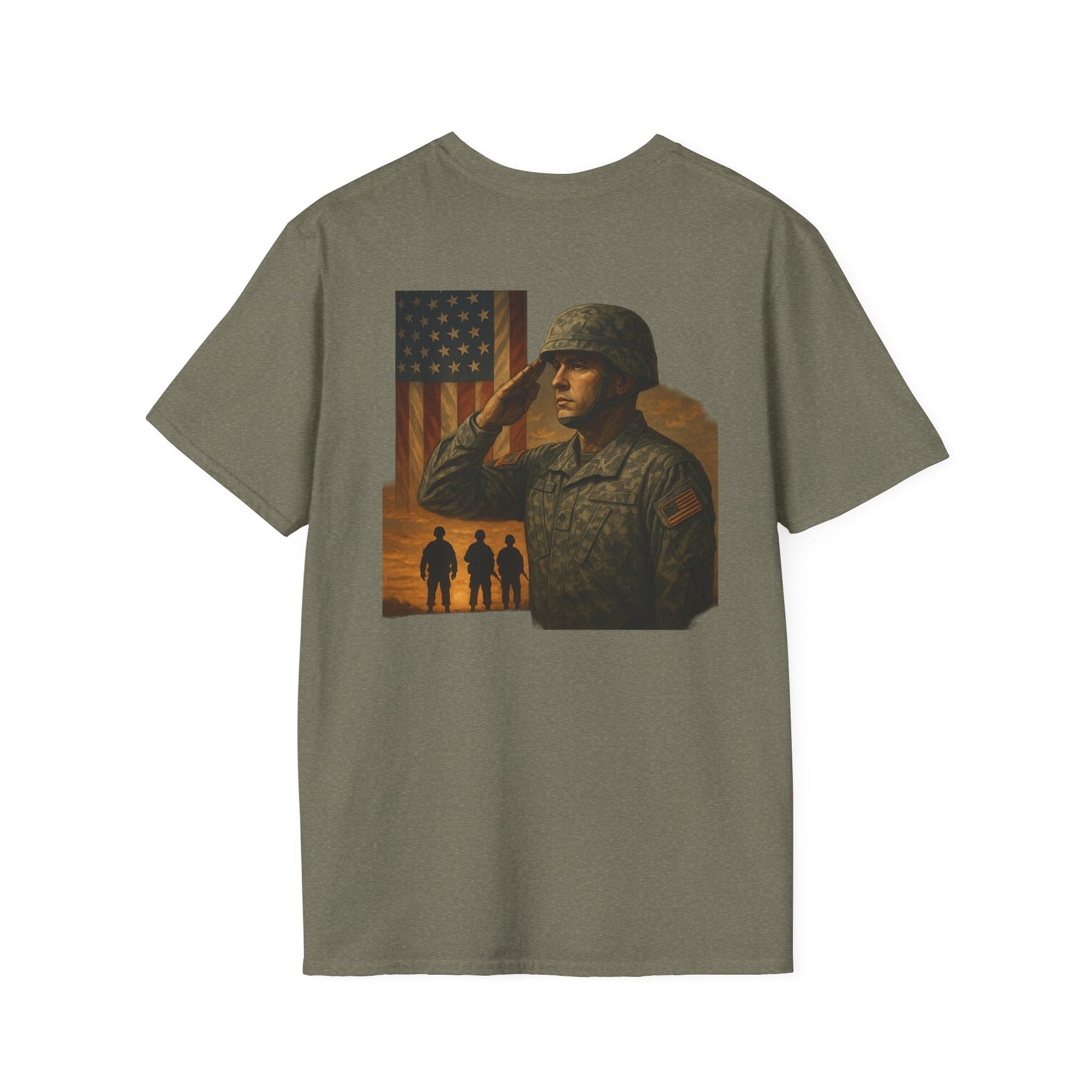 Patriotic Military Tribute - Tee - Shirt Happens Graphics