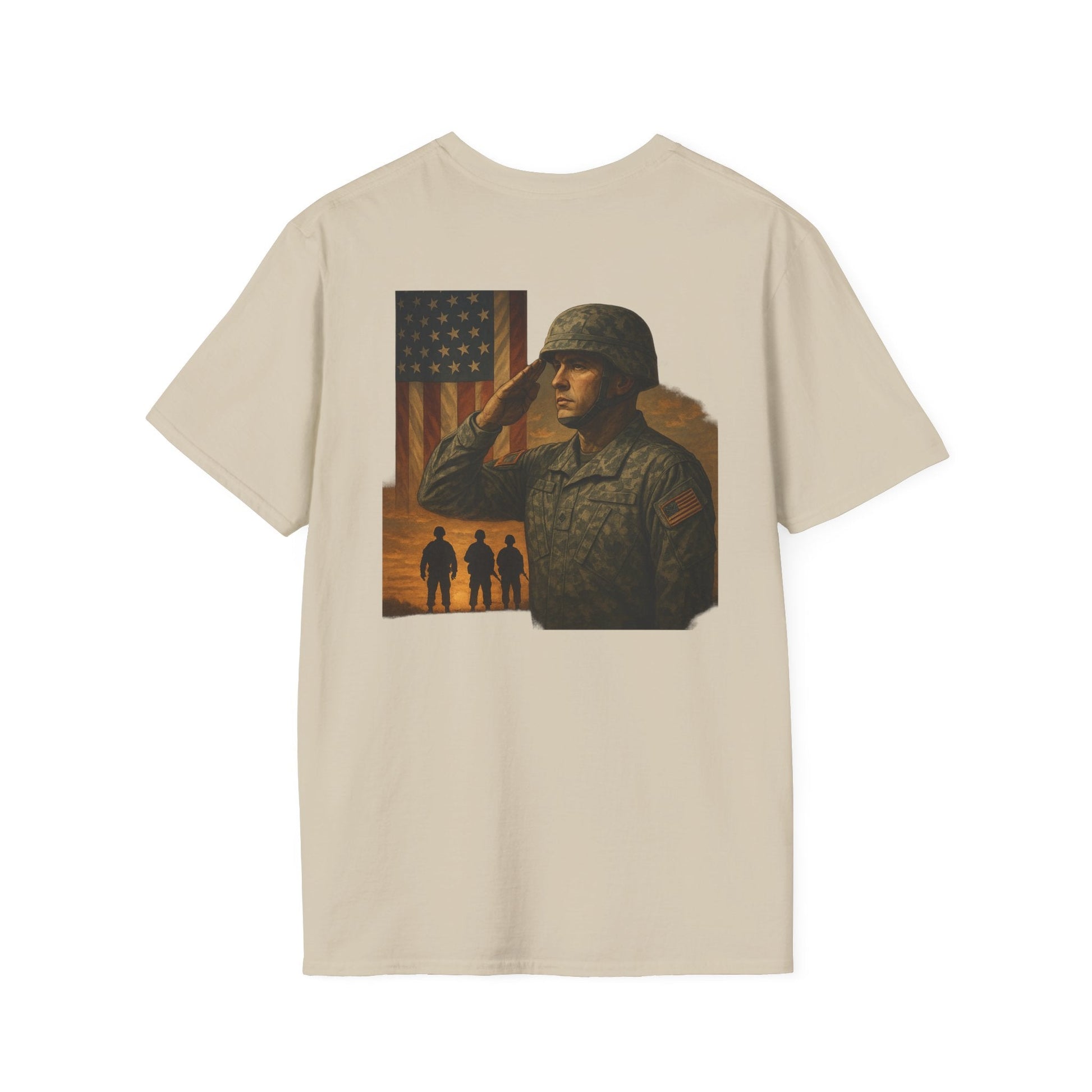 Patriotic Military Tribute - Tee - Shirt Happens Graphics