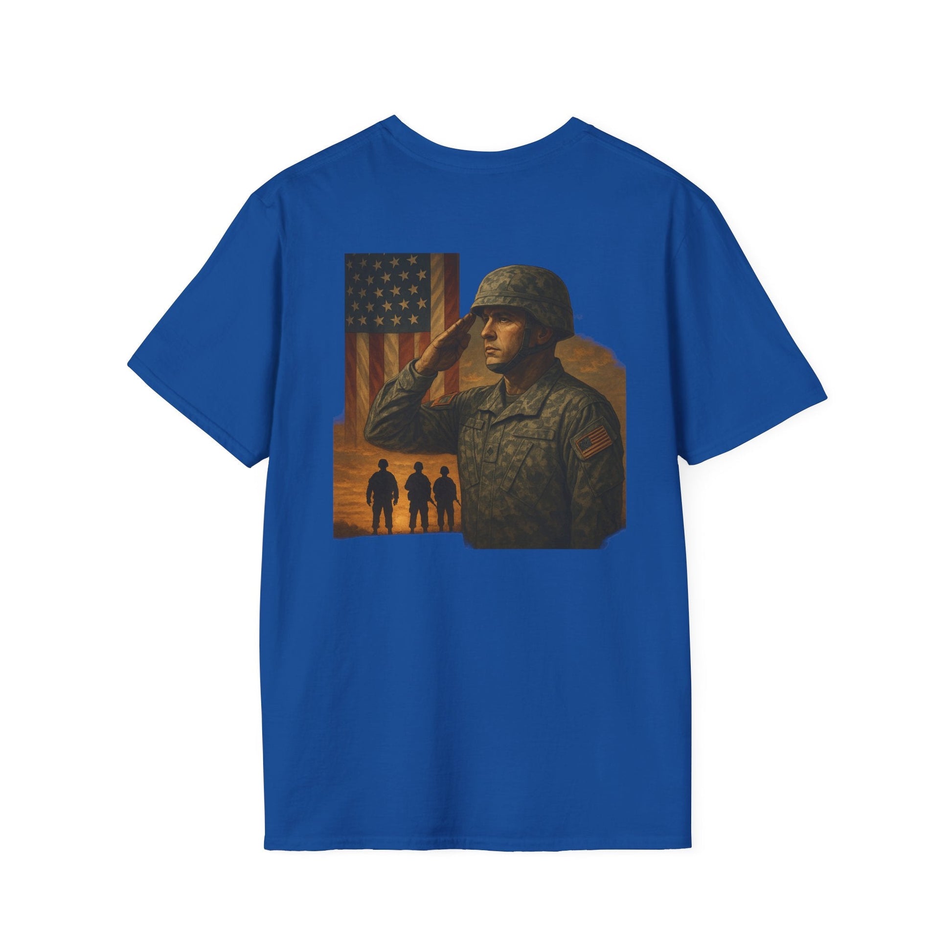Patriotic Military Tribute - Tee - Shirt Happens Graphics