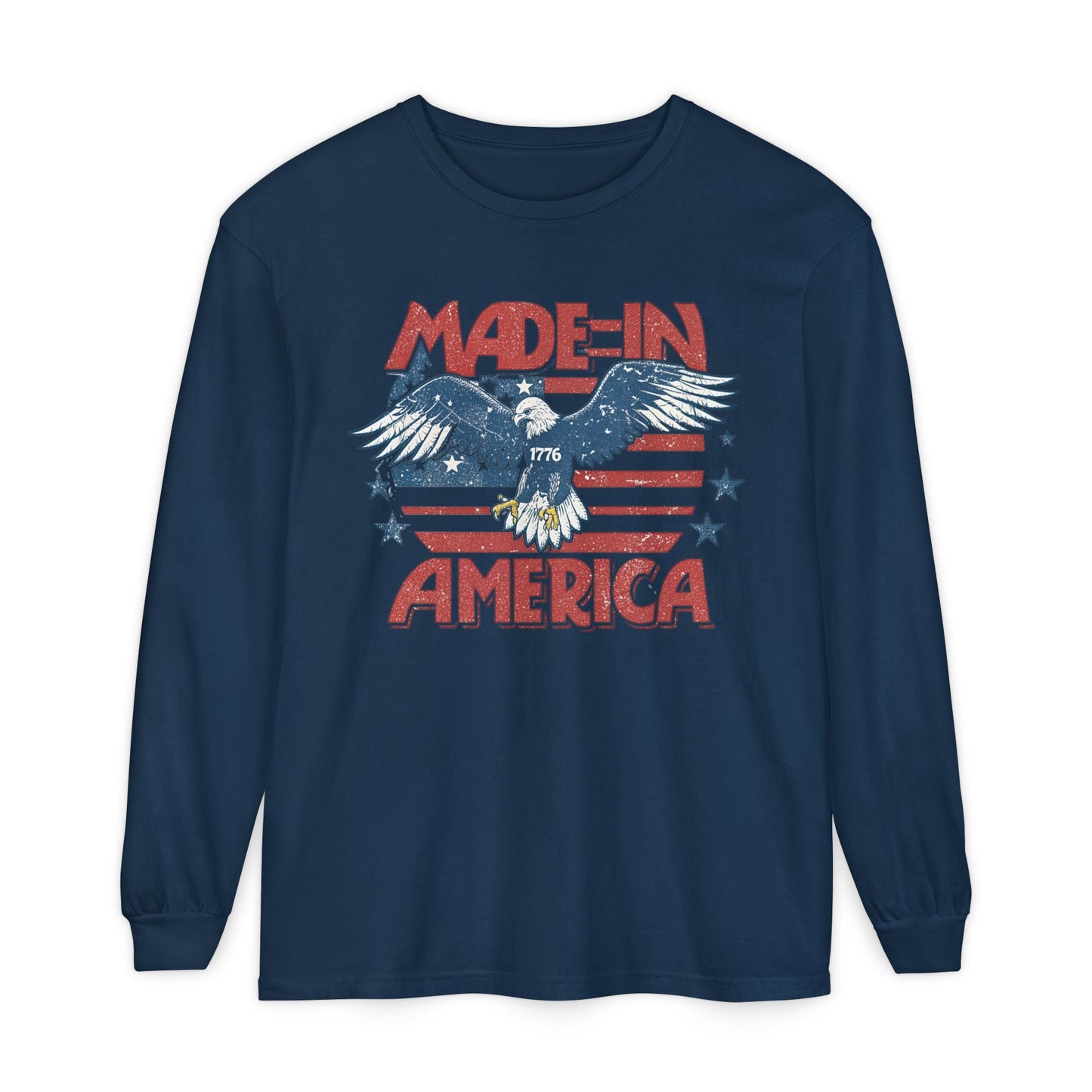 Patriotic T-Shirt, Made in America Tee, Independence Day Shirt, Casual Wear, Gift for Him/Her - Shirt Happens Graphics