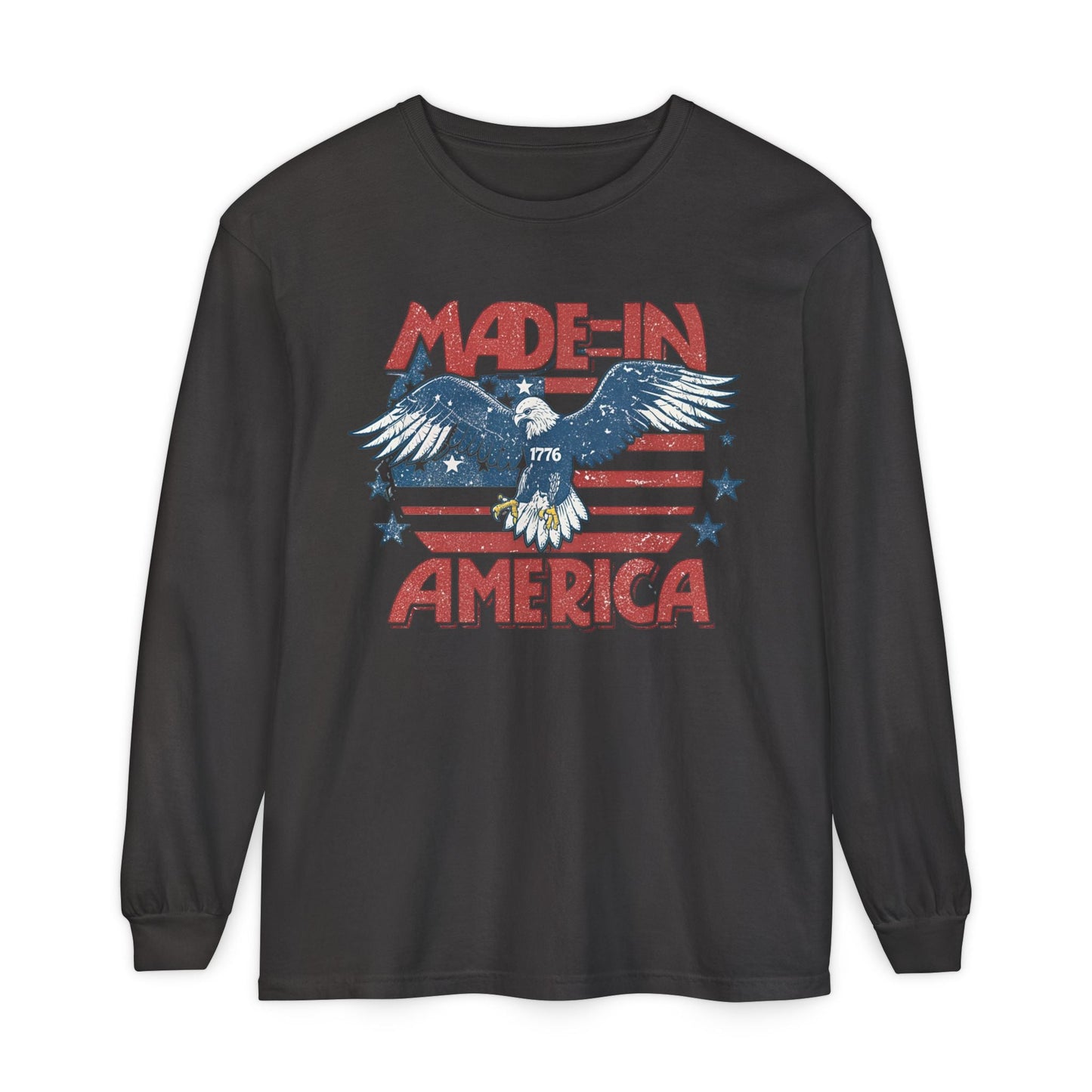 Patriotic T-Shirt, Made in America Tee, Independence Day Shirt, Casual Wear, Gift for Him/Her - Shirt Happens Graphics