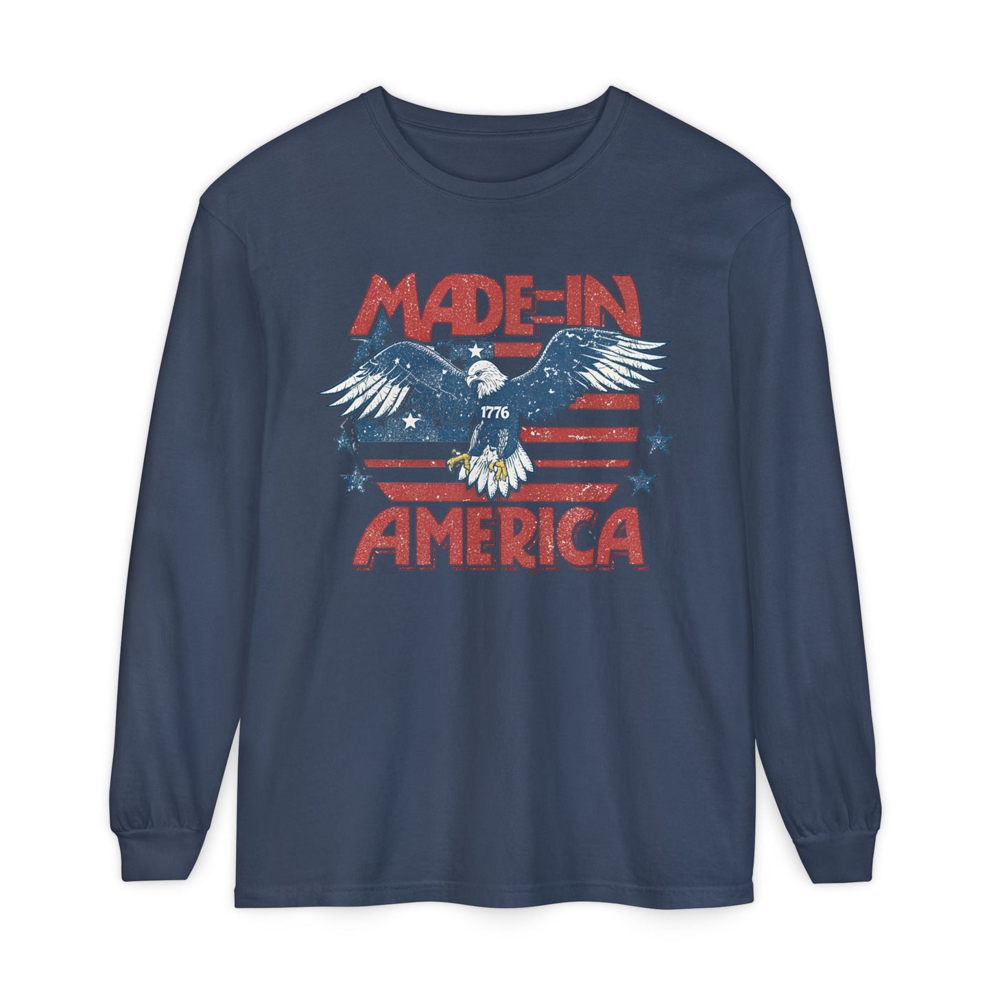 Patriotic T-Shirt, Made in America Tee, Independence Day Shirt, Casual Wear, Gift for Him/Her - Shirt Happens Graphics