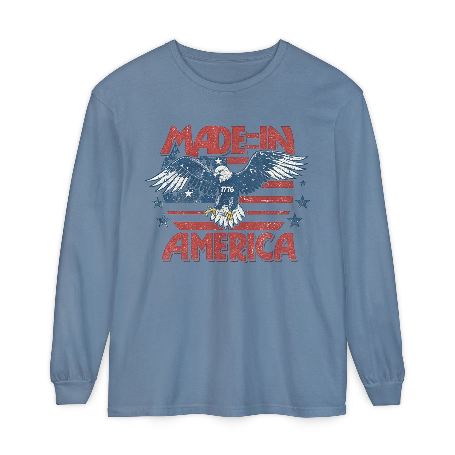 Patriotic T-Shirt, Made in America Tee, Independence Day Shirt, Casual Wear, Gift for Him/Her - Shirt Happens Graphics