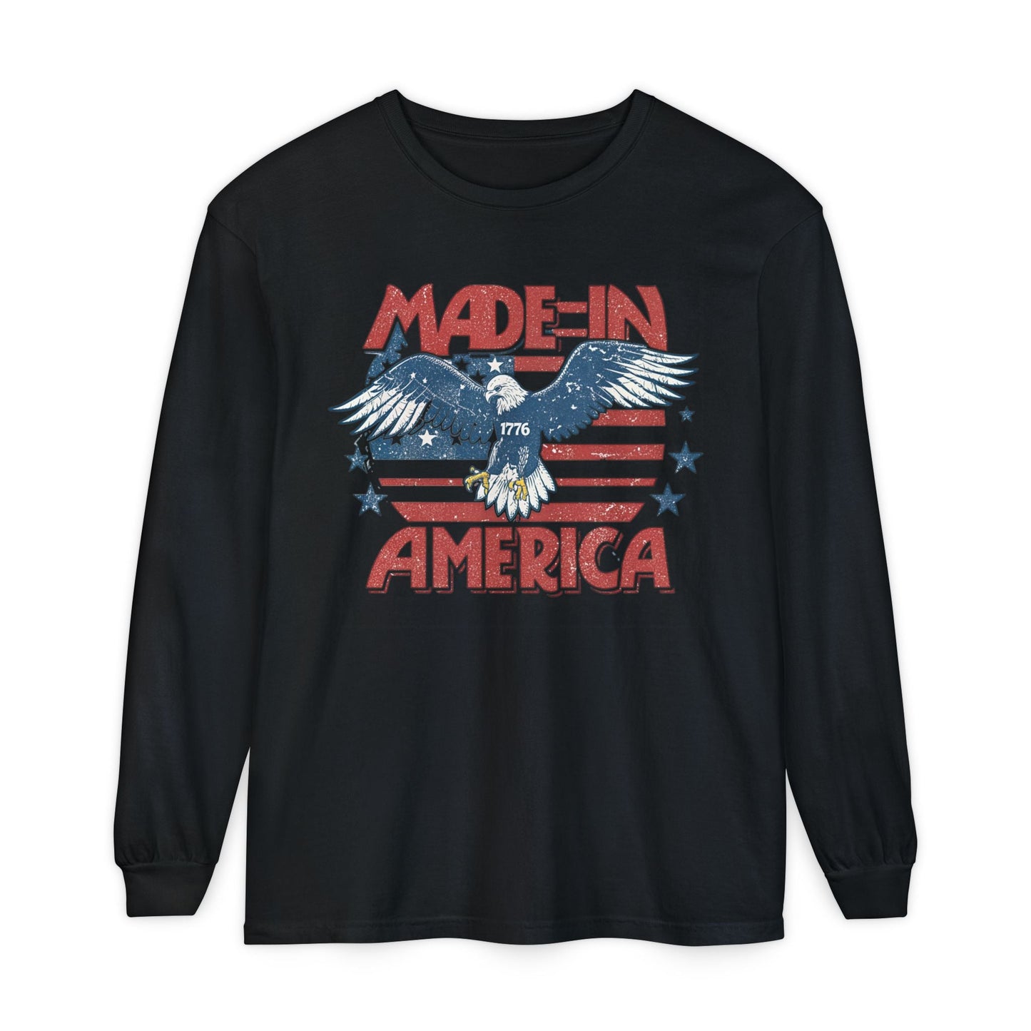 Patriotic T-Shirt, Made in America Tee, Independence Day Shirt, Casual Wear, Gift for Him/Her - Shirt Happens Graphics