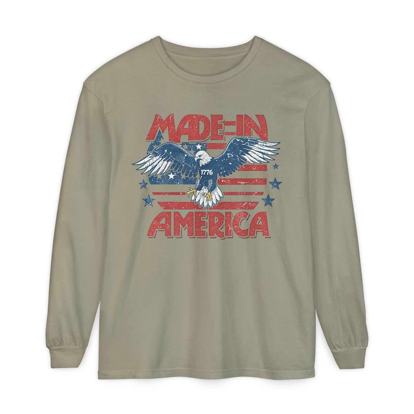 Patriotic T-Shirt, Made in America Tee, Independence Day Shirt, Casual Wear, Gift for Him/Her - Shirt Happens Graphics