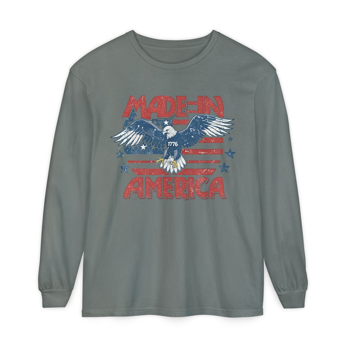 Patriotic T-Shirt, Made in America Tee, Independence Day Shirt, Casual Wear, Gift for Him/Her - Shirt Happens Graphics