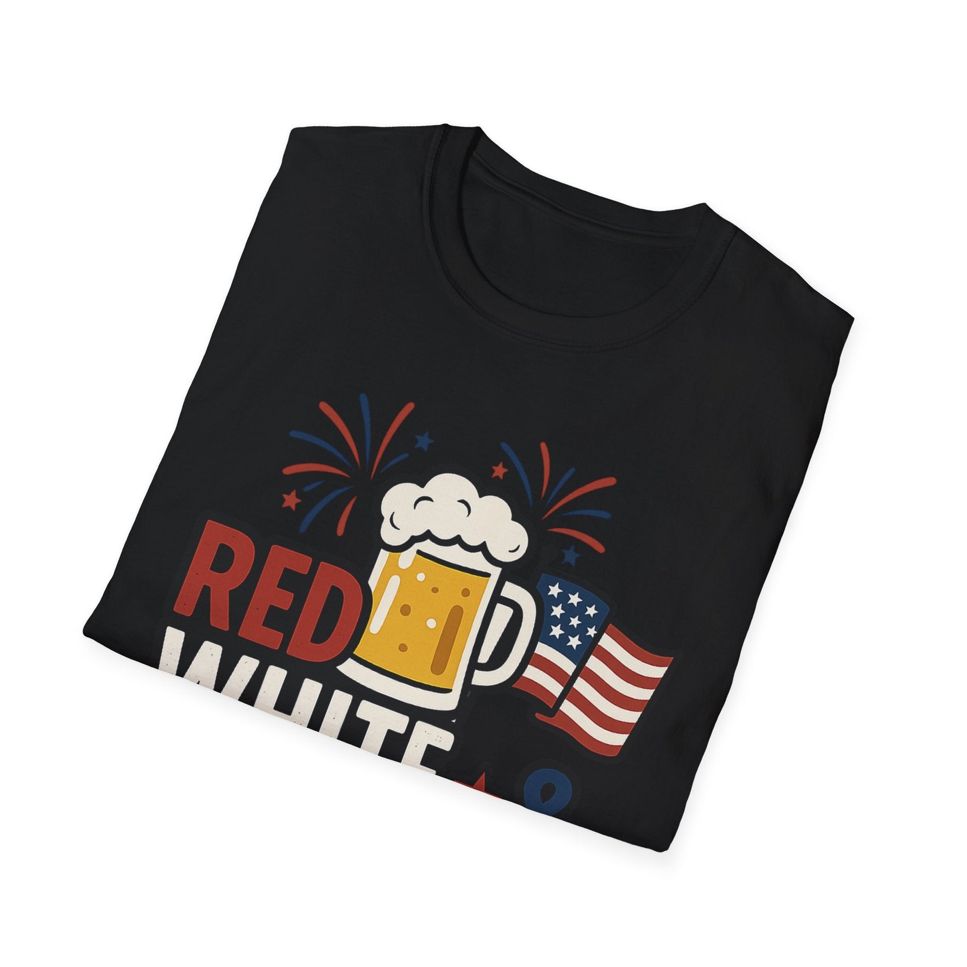 Red, White & Brew T-Shirt - Perfect for BBQs and Celebrations - Shirt Happens Graphics
