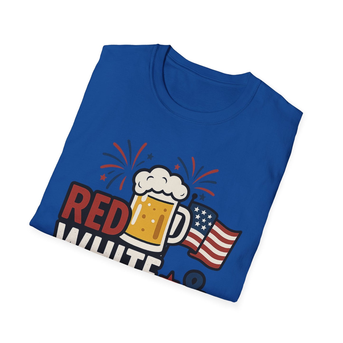 Red, White & Brew T-Shirt - Perfect for BBQs and Celebrations - Shirt Happens Graphics