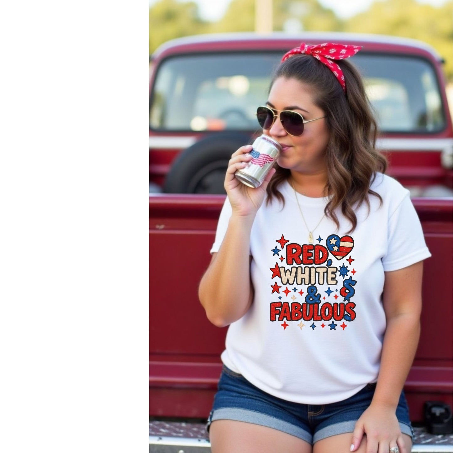 Red, White & Fabulous for Patriotic Celebrations - Shirt Happens Graphics