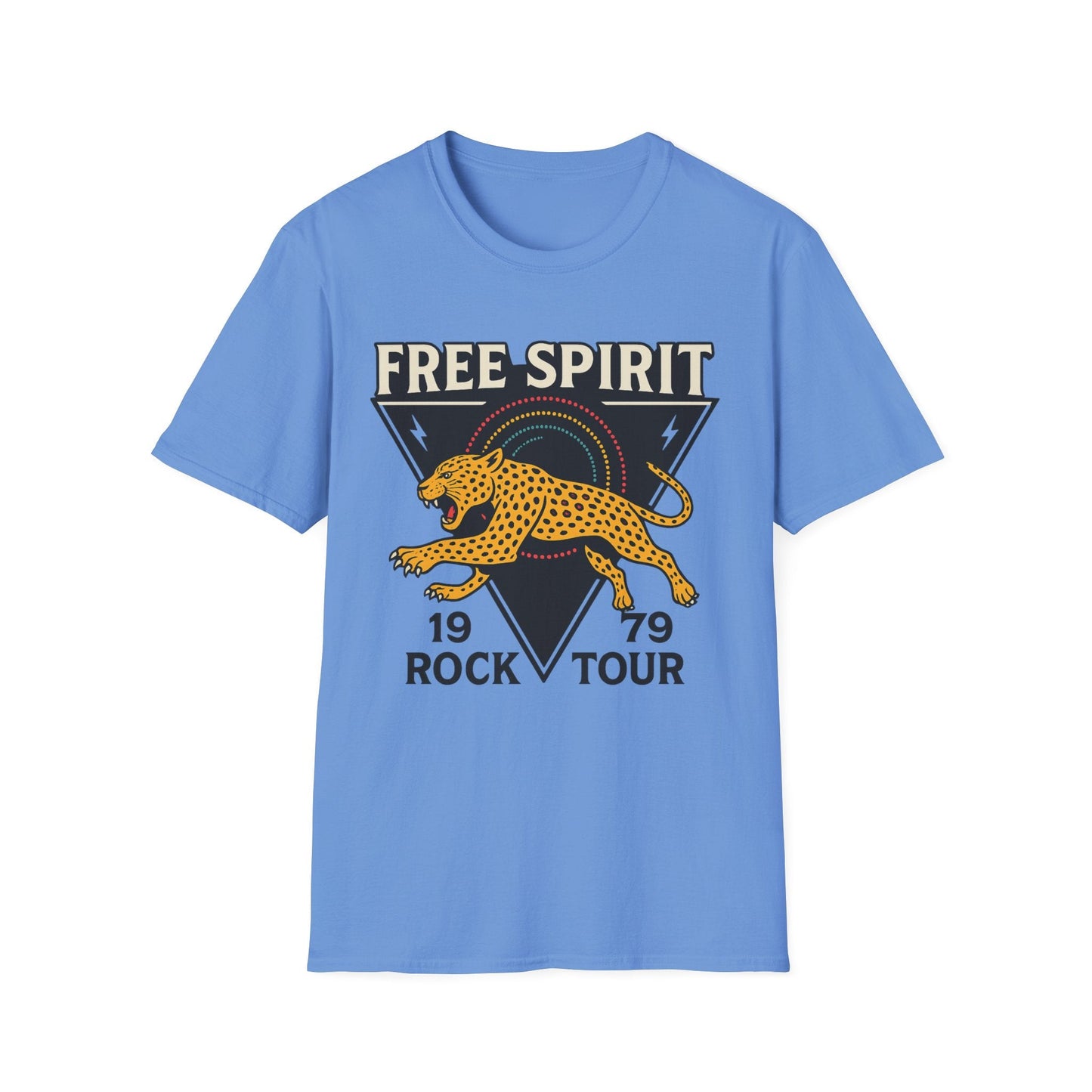 Retro Free Spirit Leopard - Graphic Tee - Shirt Happens Graphics