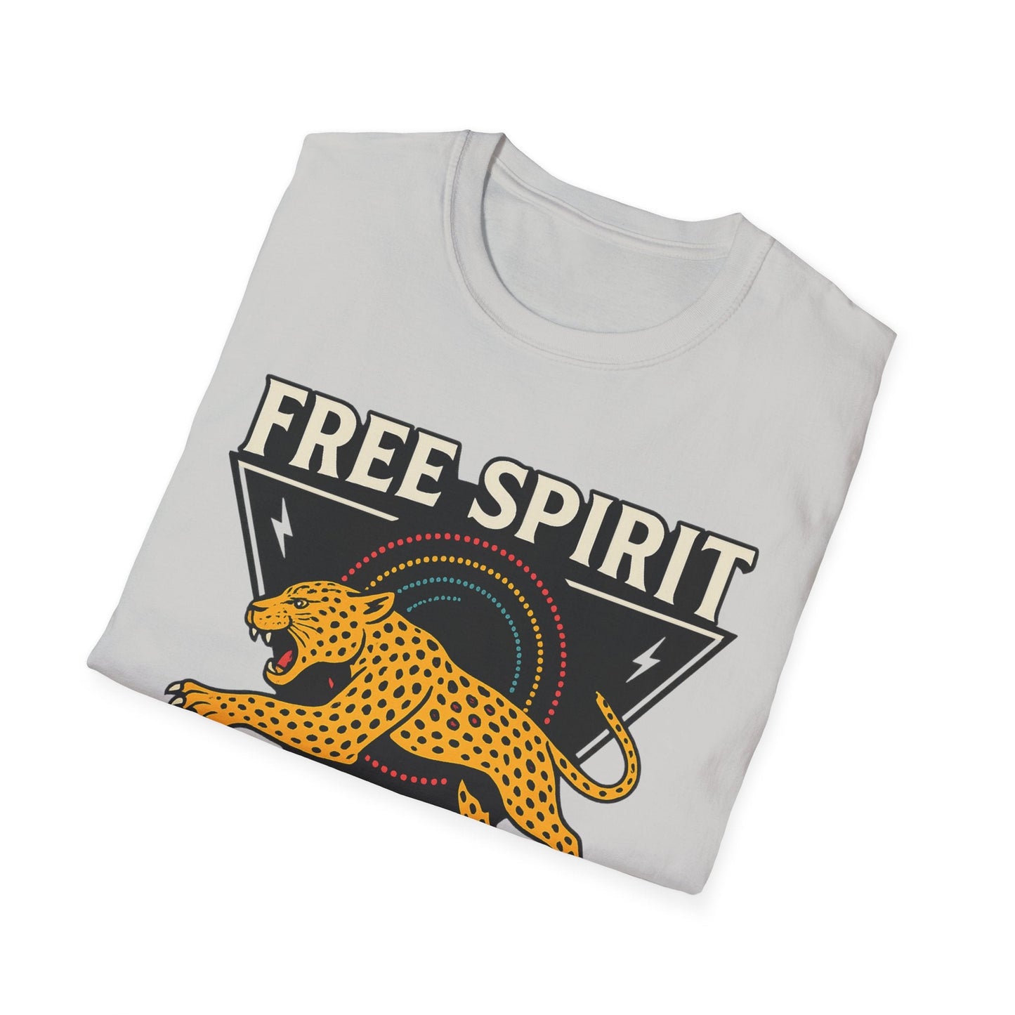 Retro Free Spirit Leopard - Graphic Tee - Shirt Happens Graphics