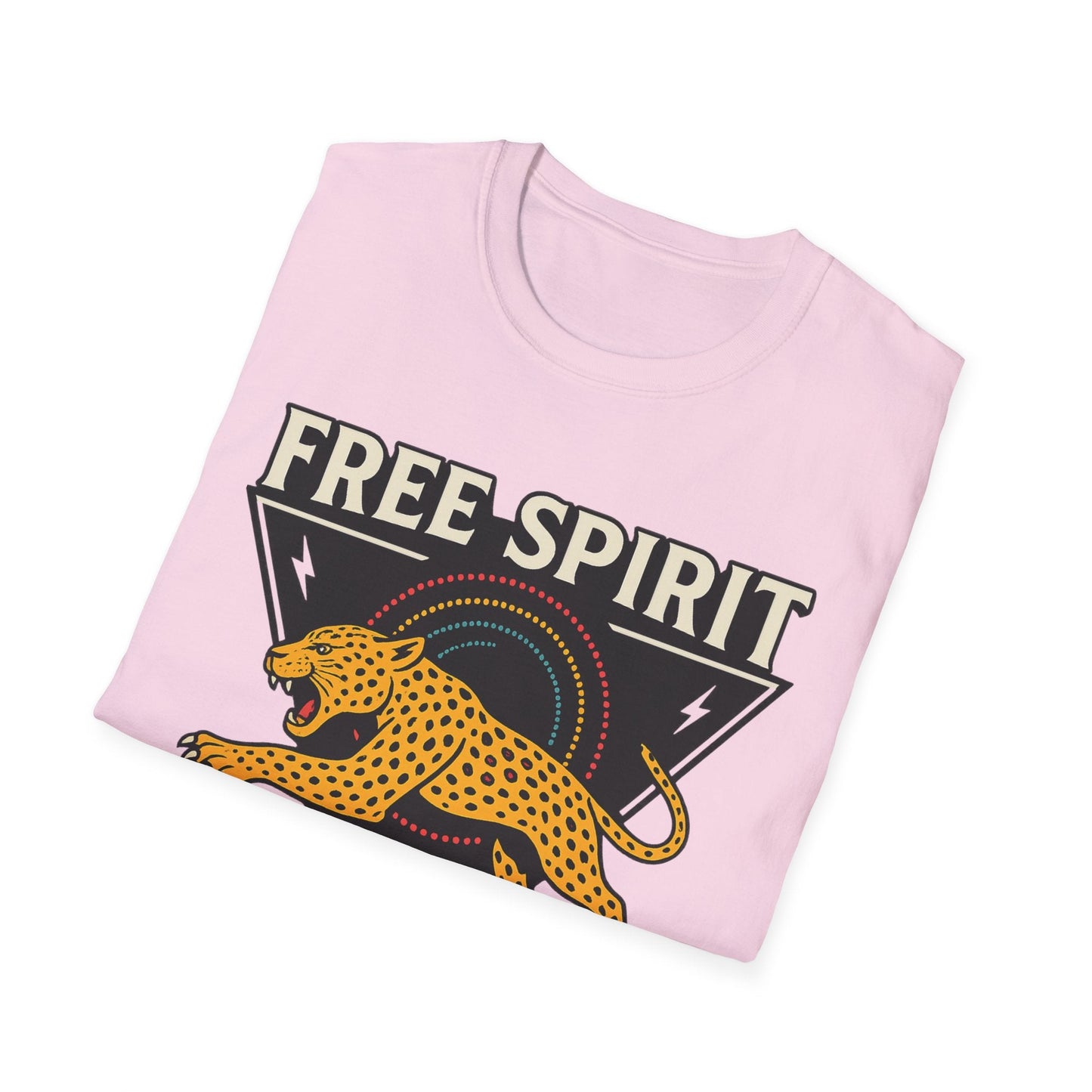 Retro Free Spirit Leopard - Graphic Tee - Shirt Happens Graphics