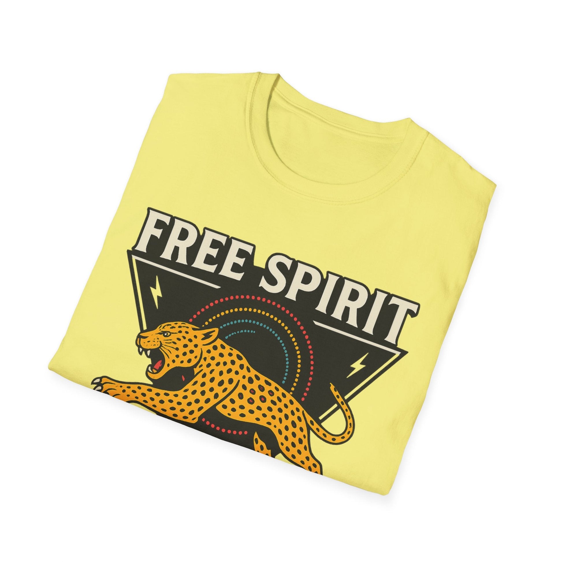 Retro Free Spirit Leopard - Graphic Tee - Shirt Happens Graphics
