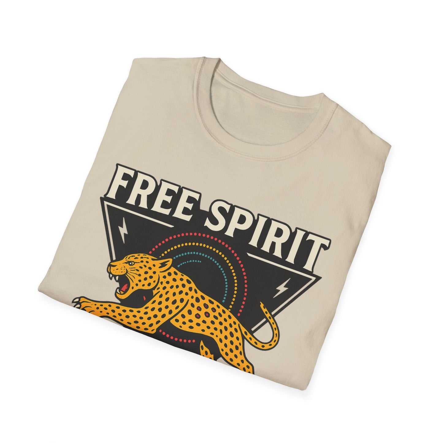 Retro Free Spirit Leopard - Graphic Tee - Shirt Happens Graphics