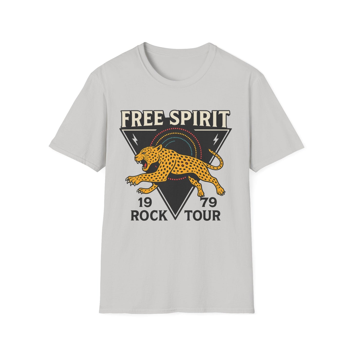 Retro Free Spirit Leopard - Graphic Tee - Shirt Happens Graphics