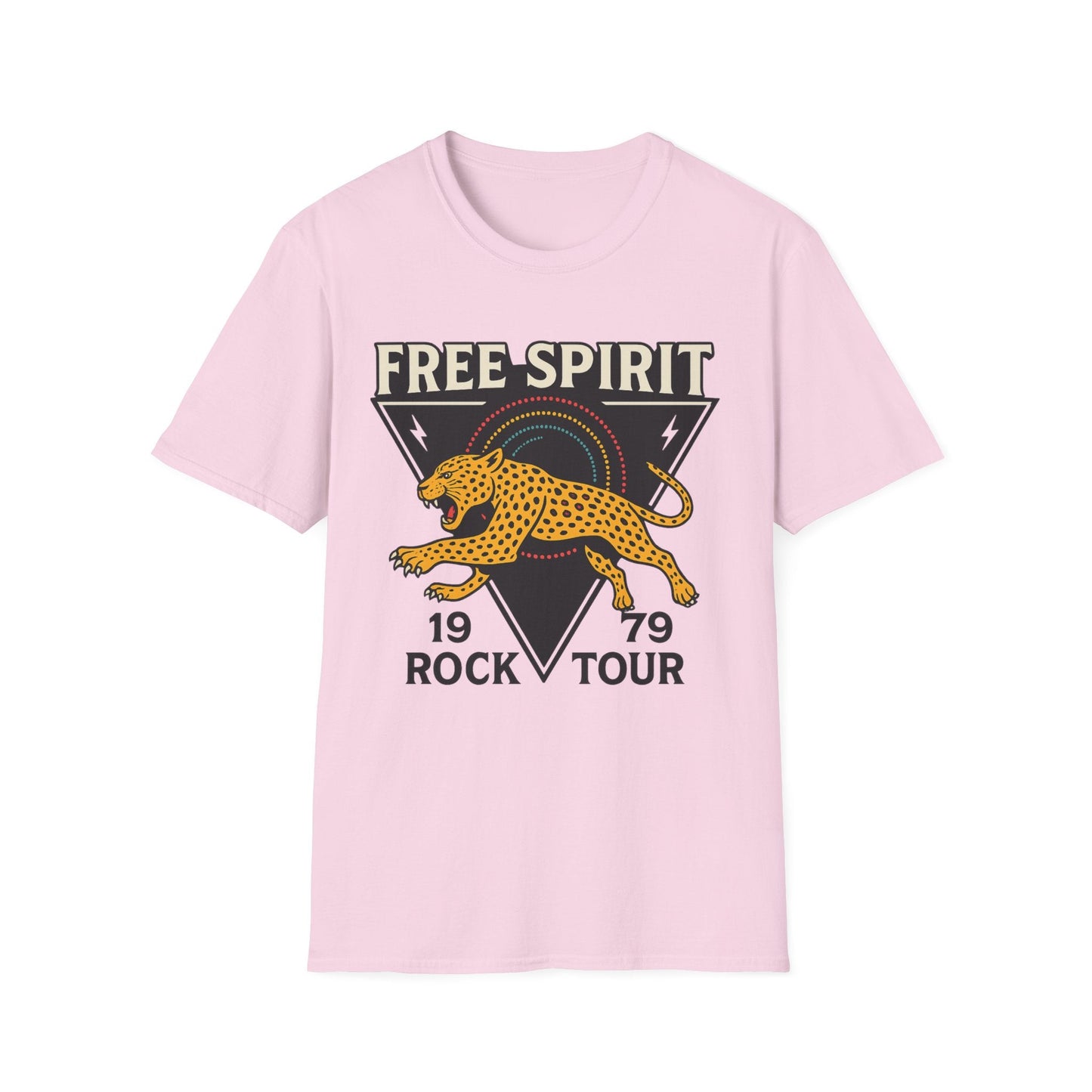Retro Free Spirit Leopard - Graphic Tee - Shirt Happens Graphics