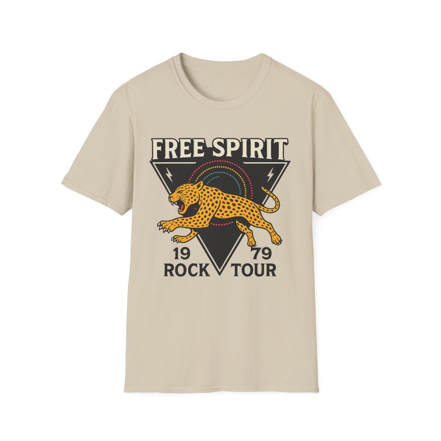 Retro Free Spirit Leopard - Graphic Tee - Shirt Happens Graphics