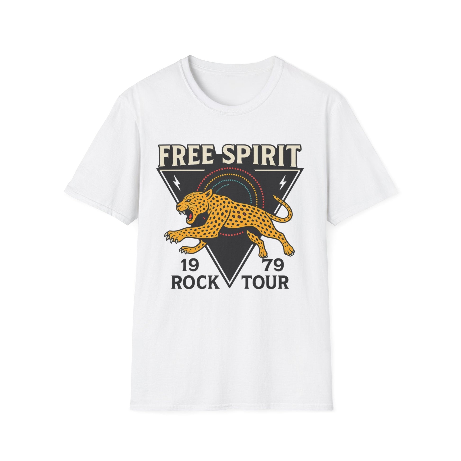 Retro Free Spirit Leopard - Graphic Tee - Shirt Happens Graphics