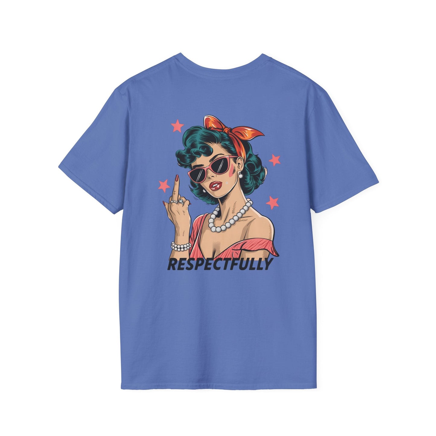 Retro Graphic Tees - Respectfully Statement Shirt - Shirt Happens Graphics