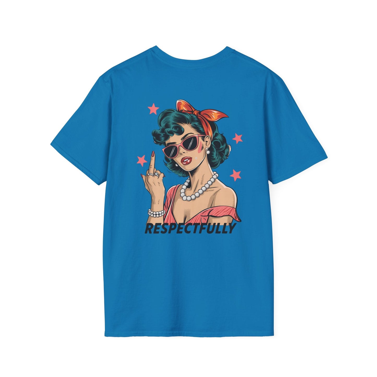Retro Graphic Tees - Respectfully Statement Shirt - Shirt Happens Graphics